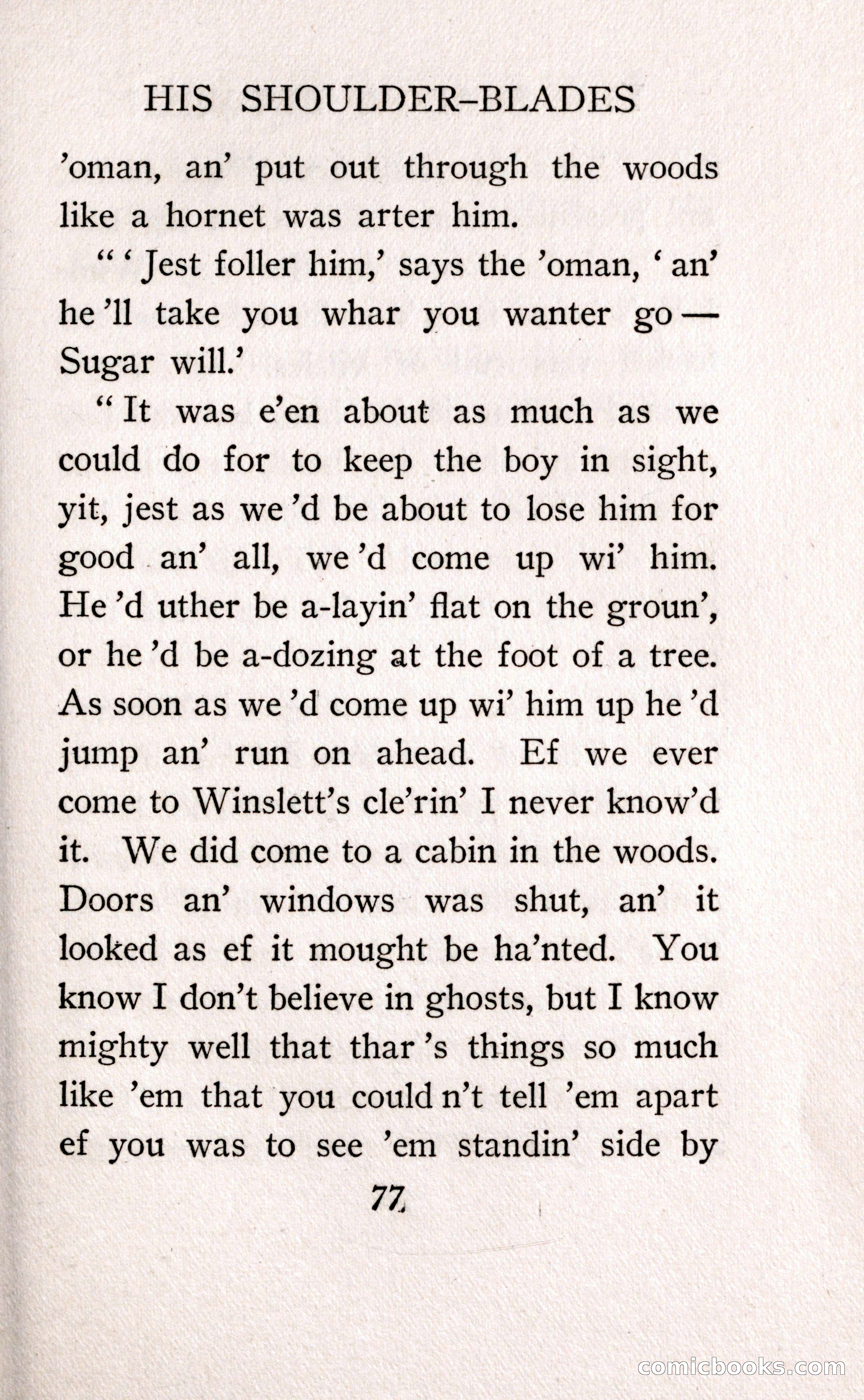 The Shadow Between His Shoulder Blades — page 91 of 158