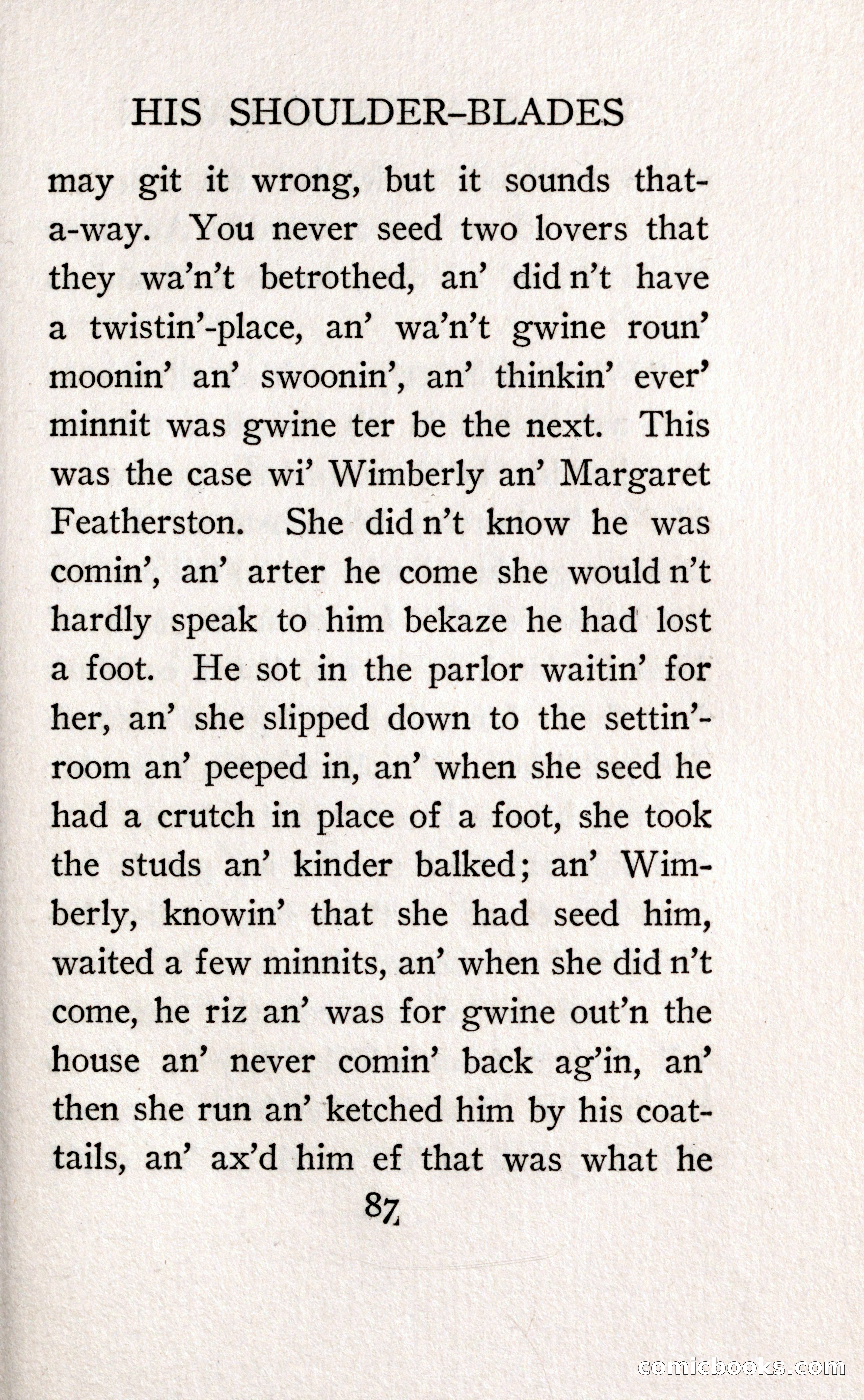The Shadow Between His Shoulder Blades — page 101 of 158