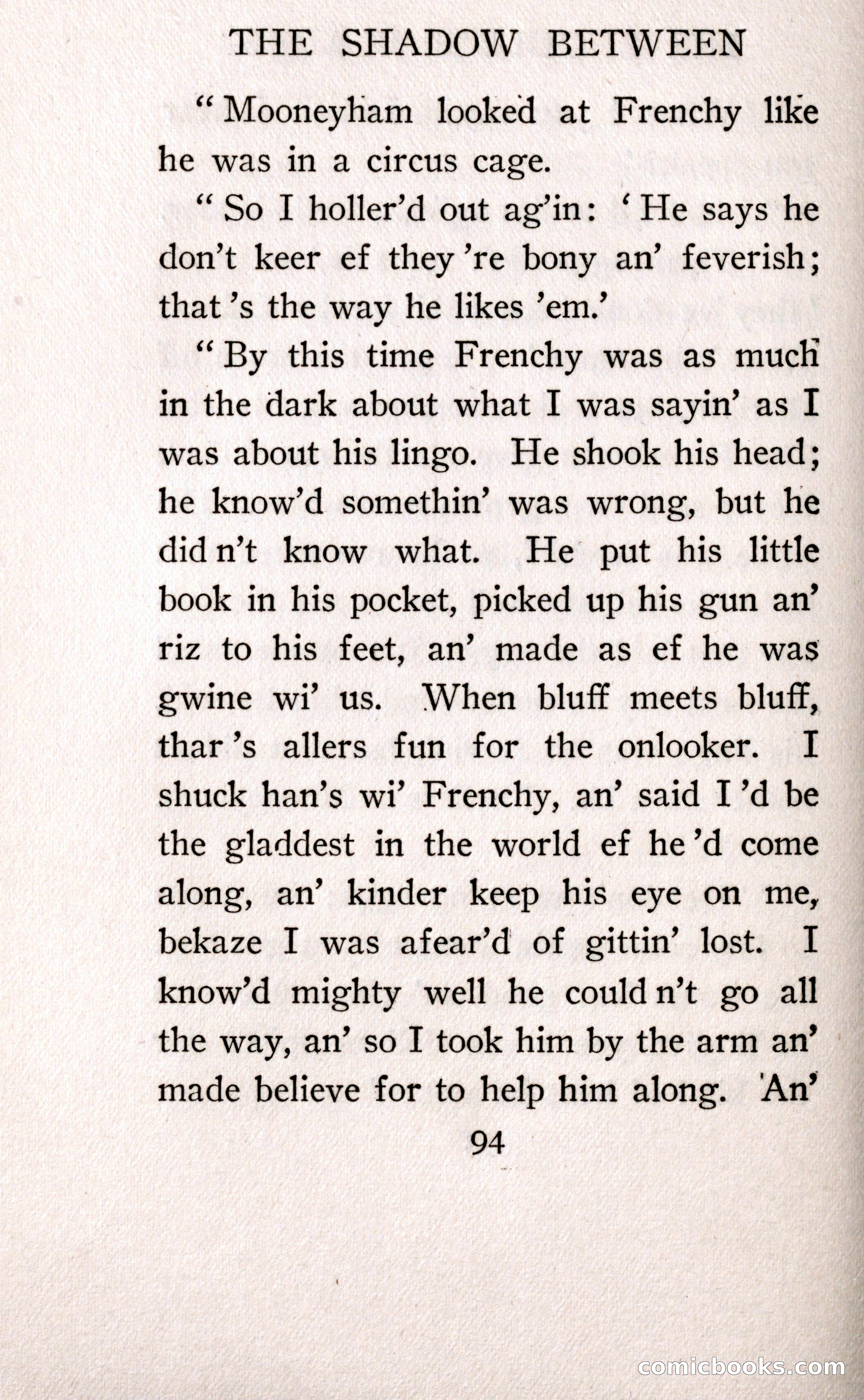 The Shadow Between His Shoulder Blades — page 108 of 158