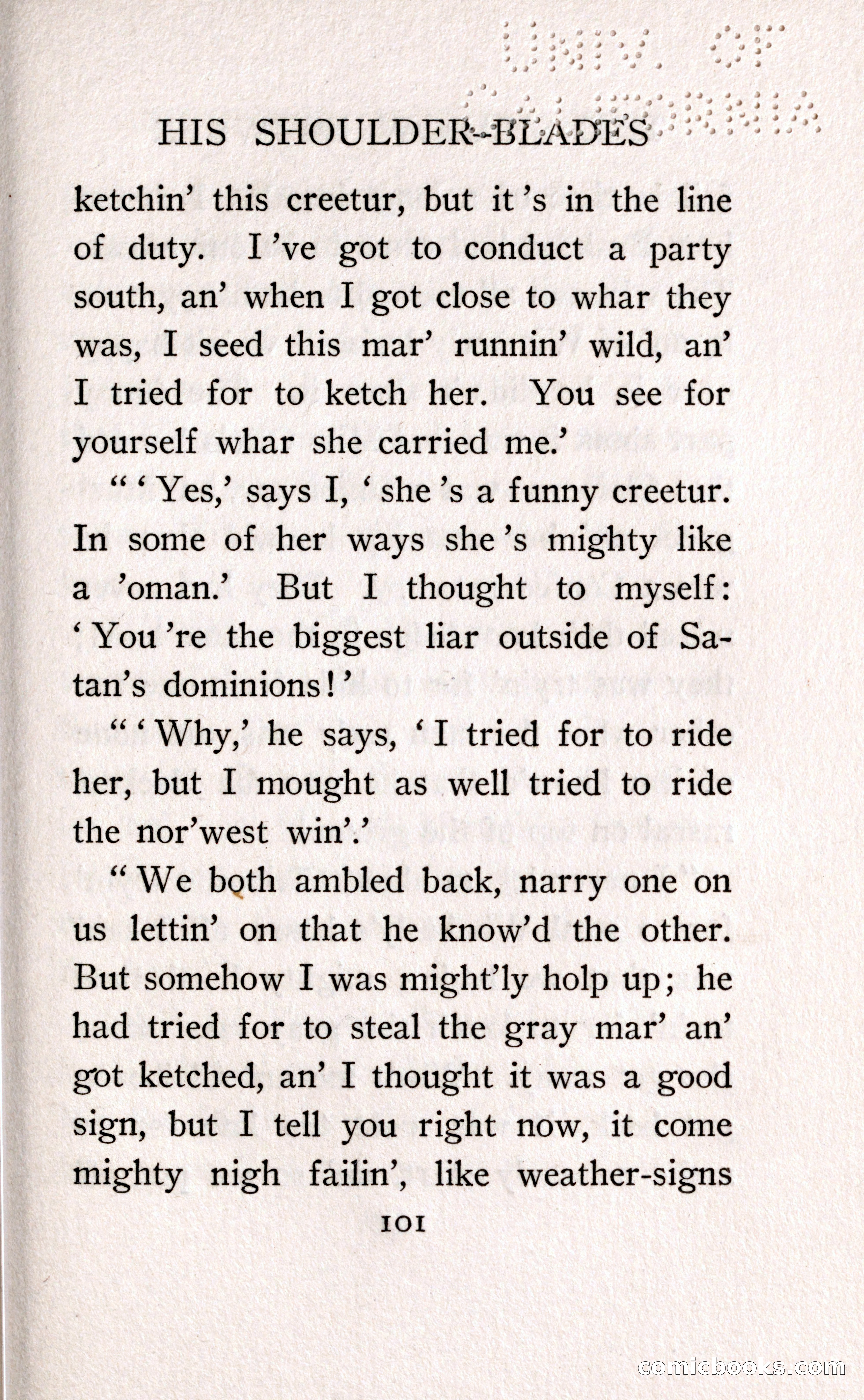 The Shadow Between His Shoulder Blades — page 115 of 158