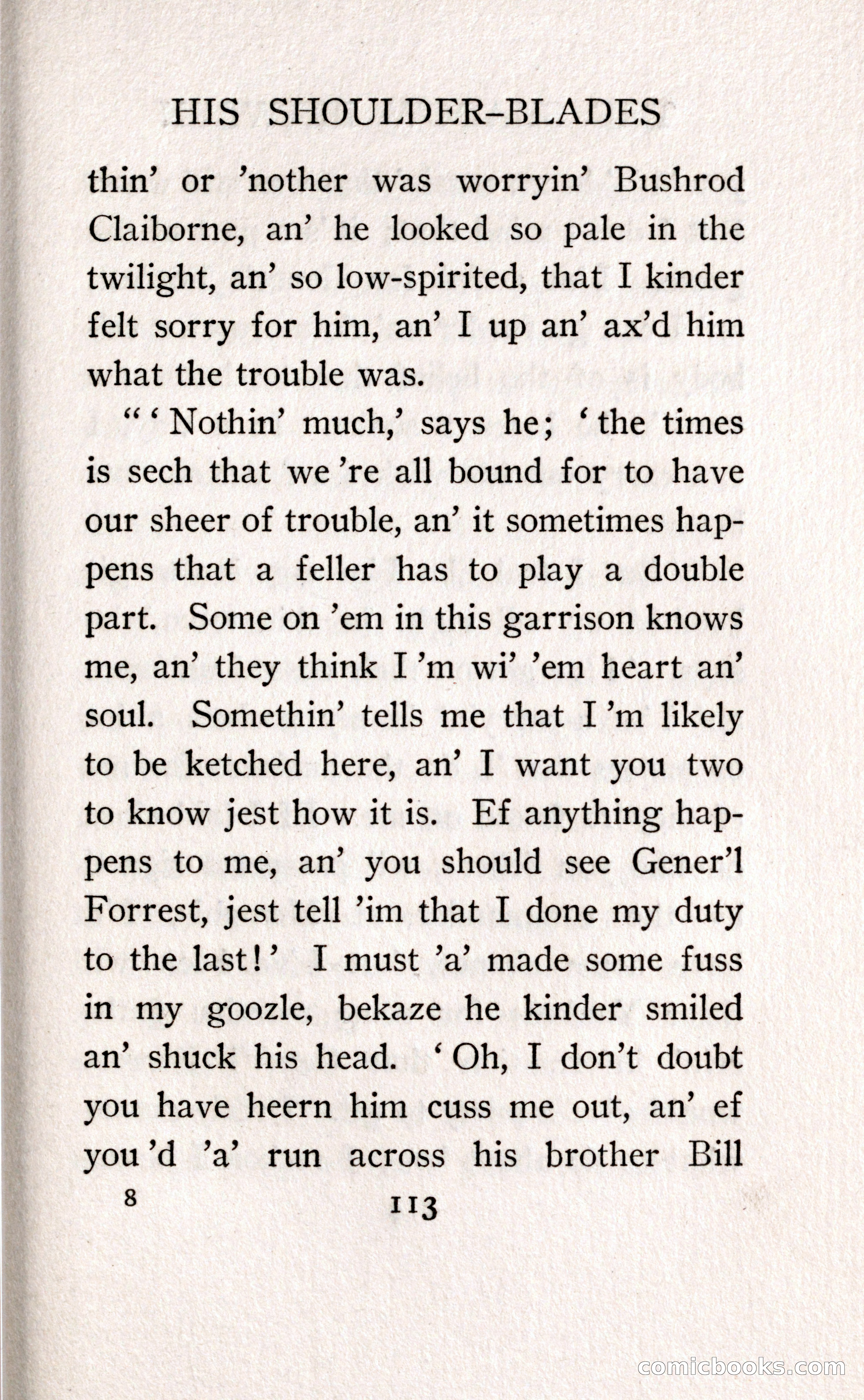 The Shadow Between His Shoulder Blades — page 127 of 158