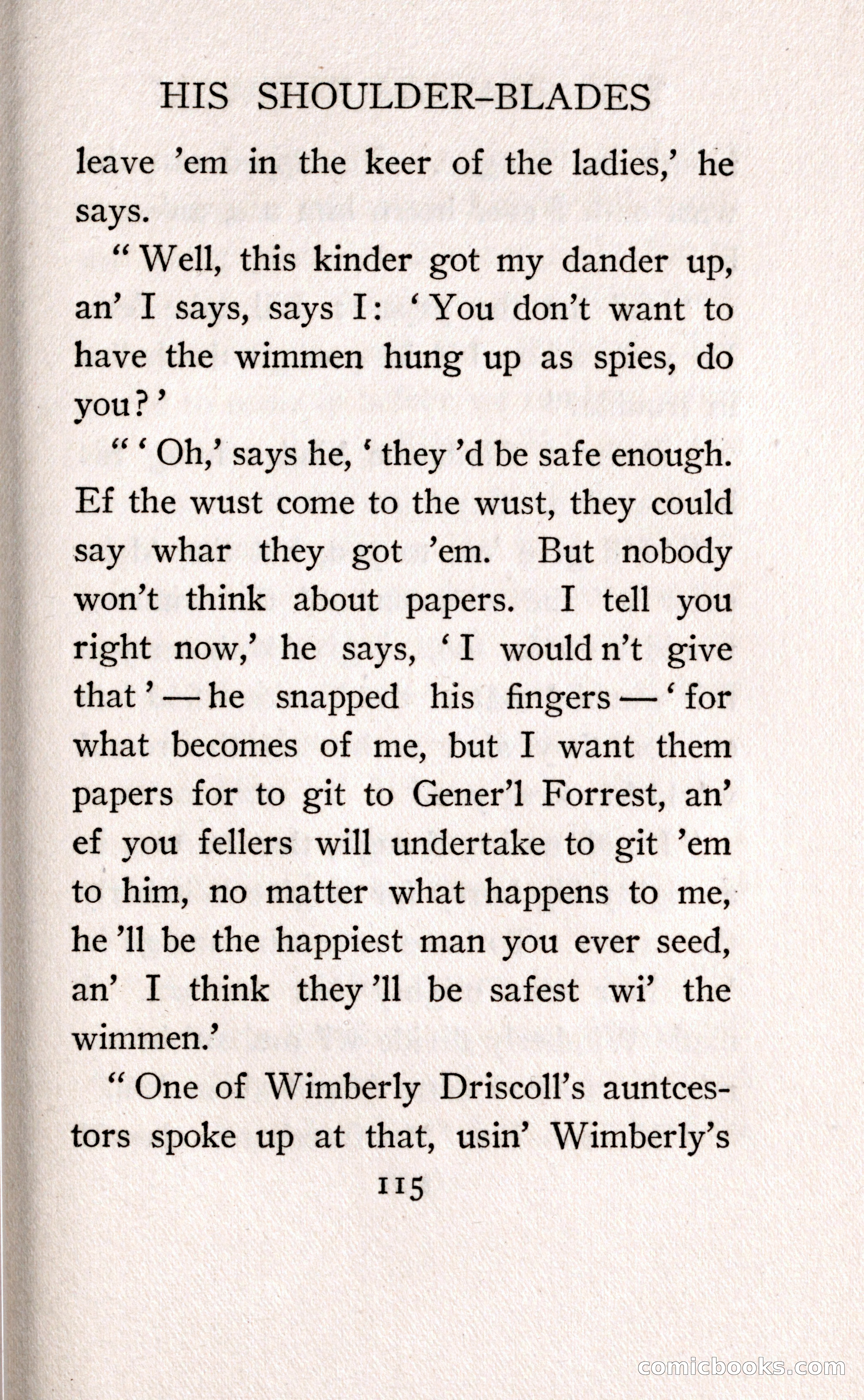 The Shadow Between His Shoulder Blades — page 129 of 158