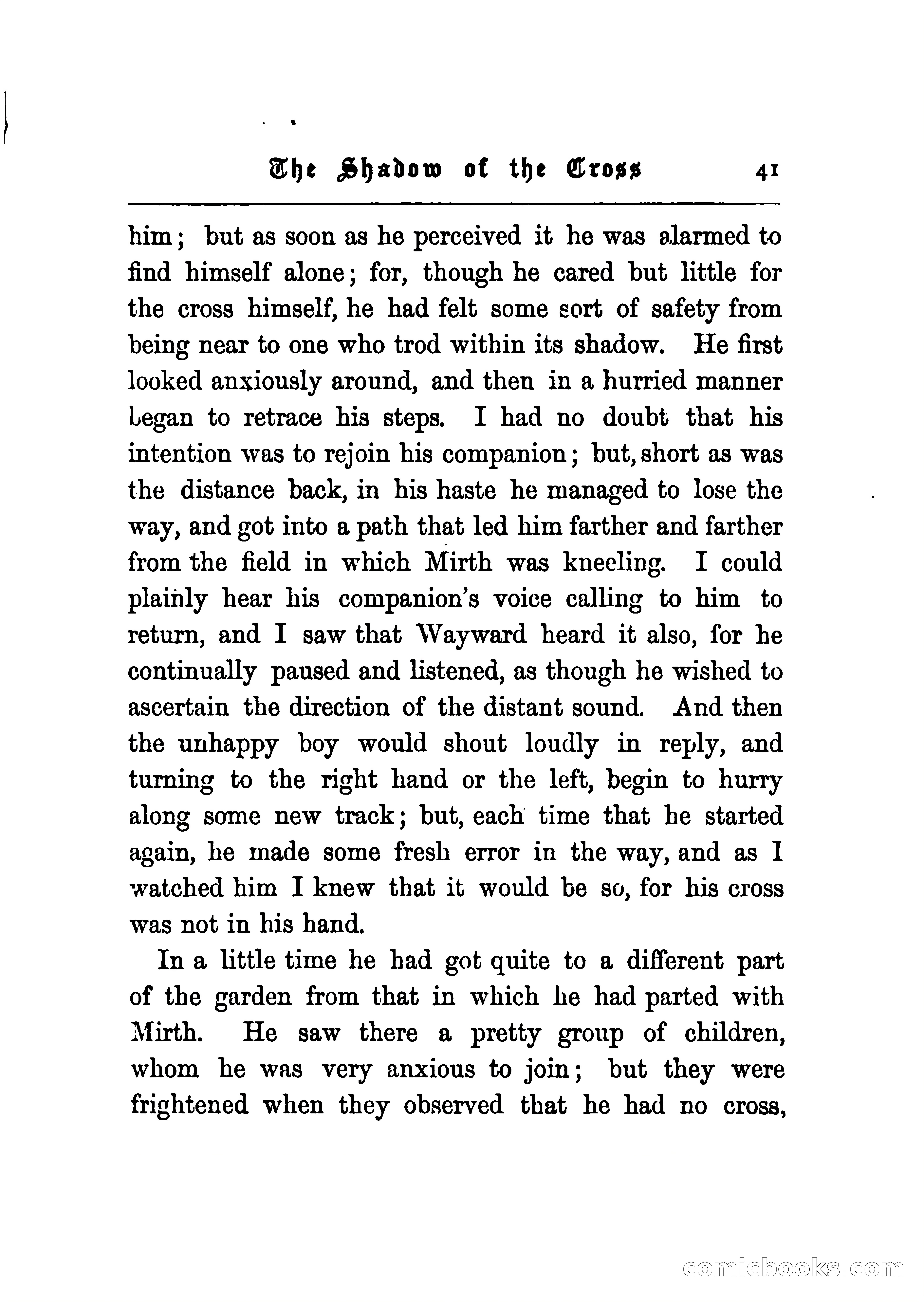 The Shadow of the Cross: An Allegory — page 48 of 94