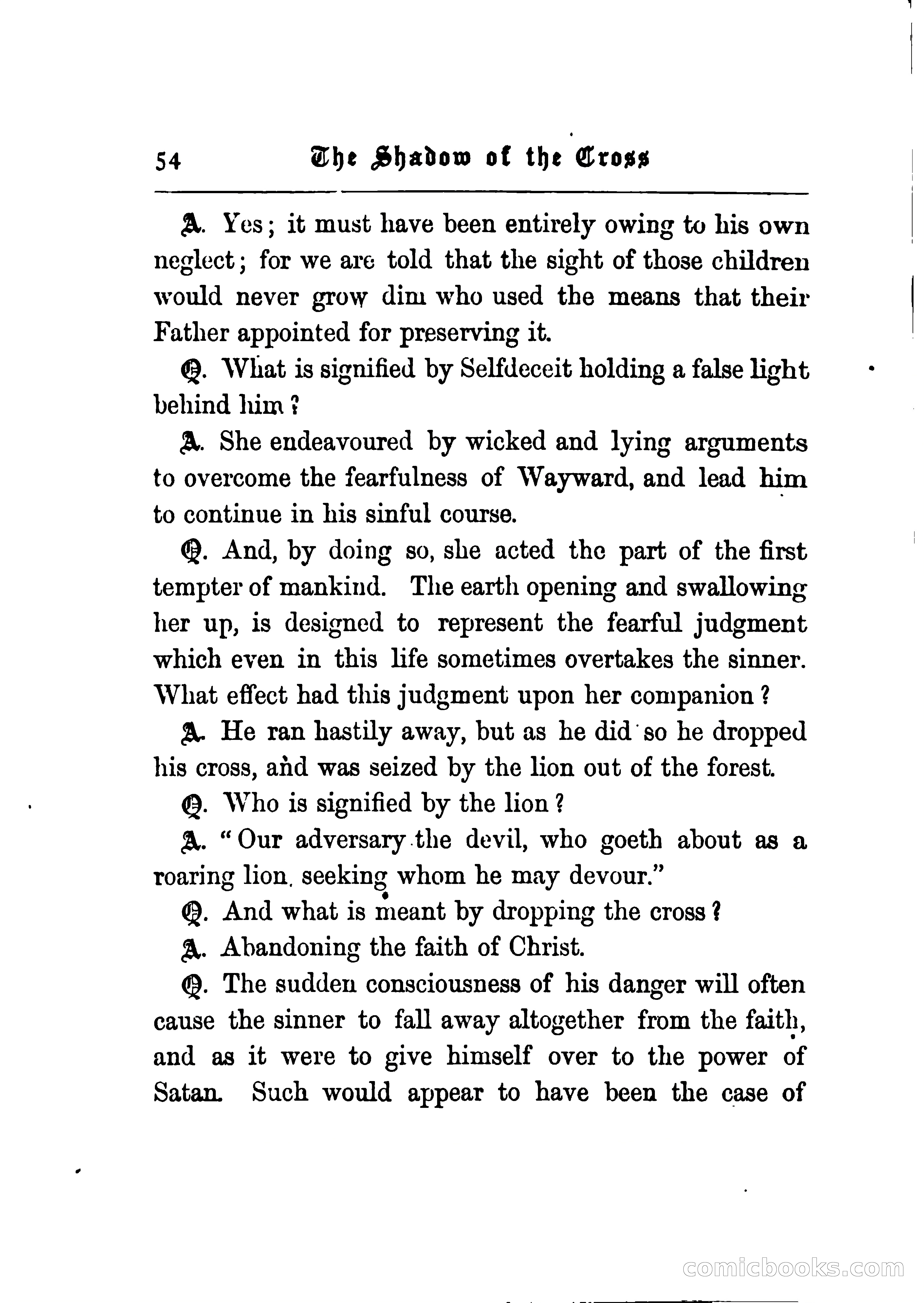 The Shadow of the Cross: An Allegory — page 61 of 94
