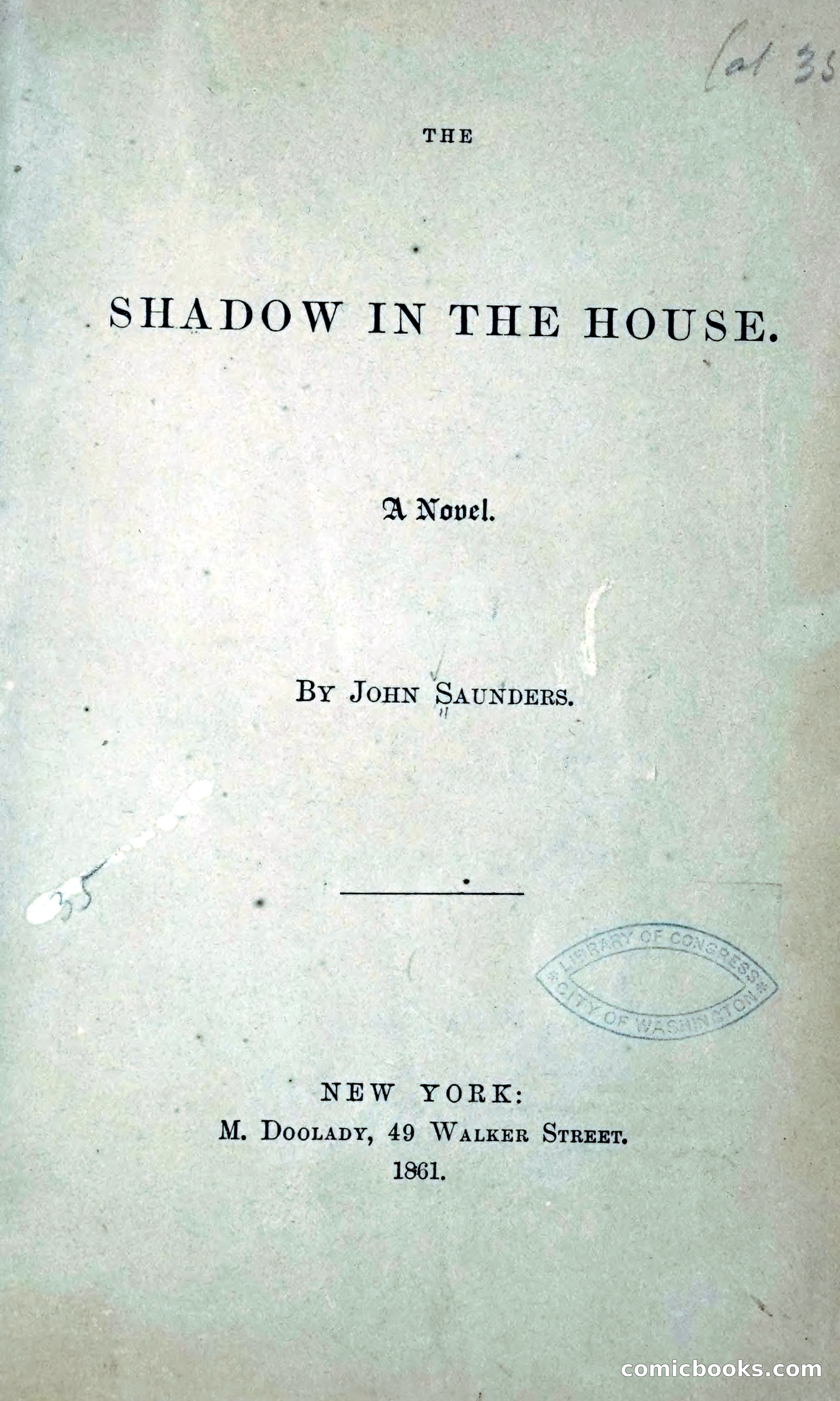 The Shadow in the House — page 10 of 397