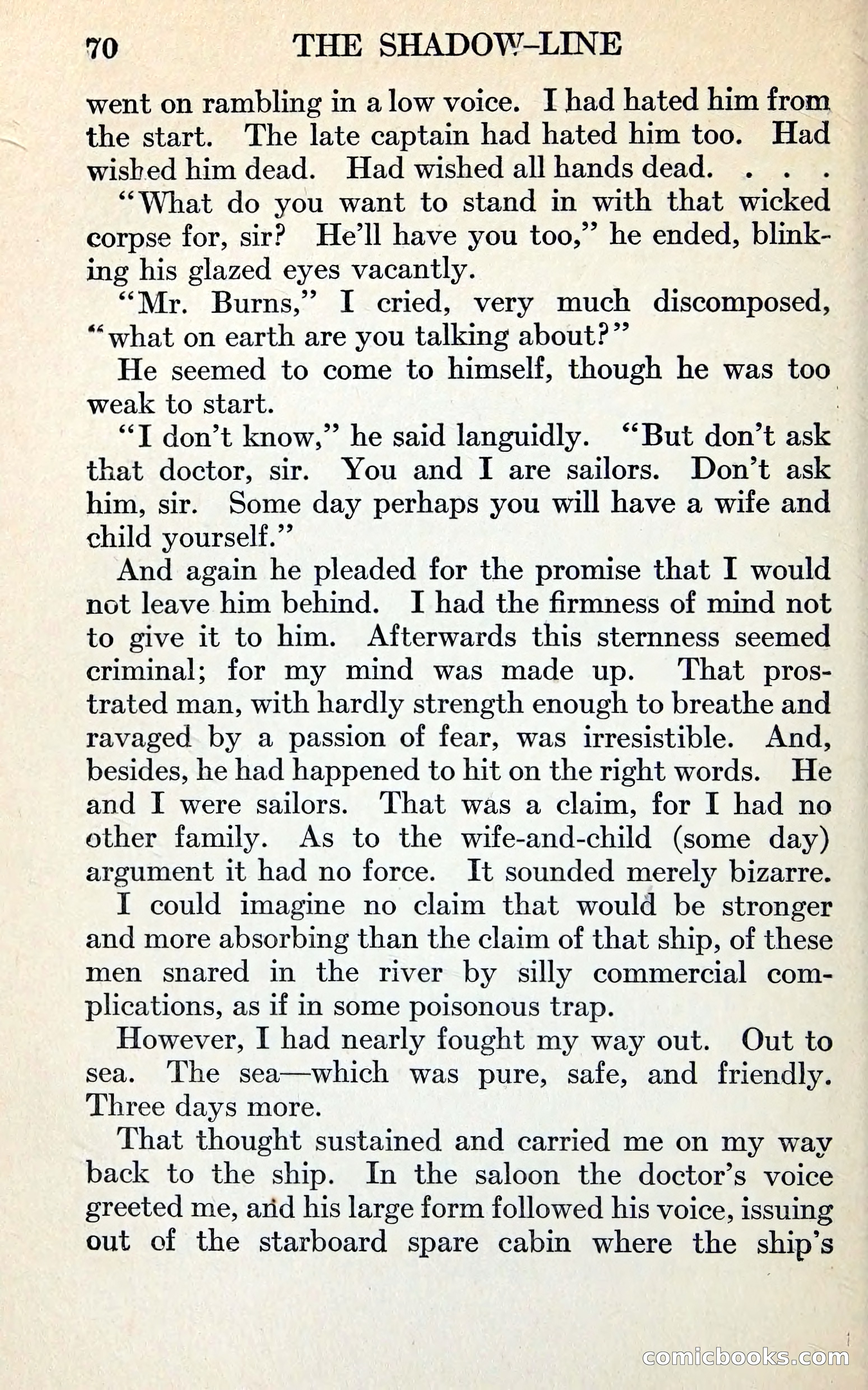 The Shadow-Line — page 85 of 148