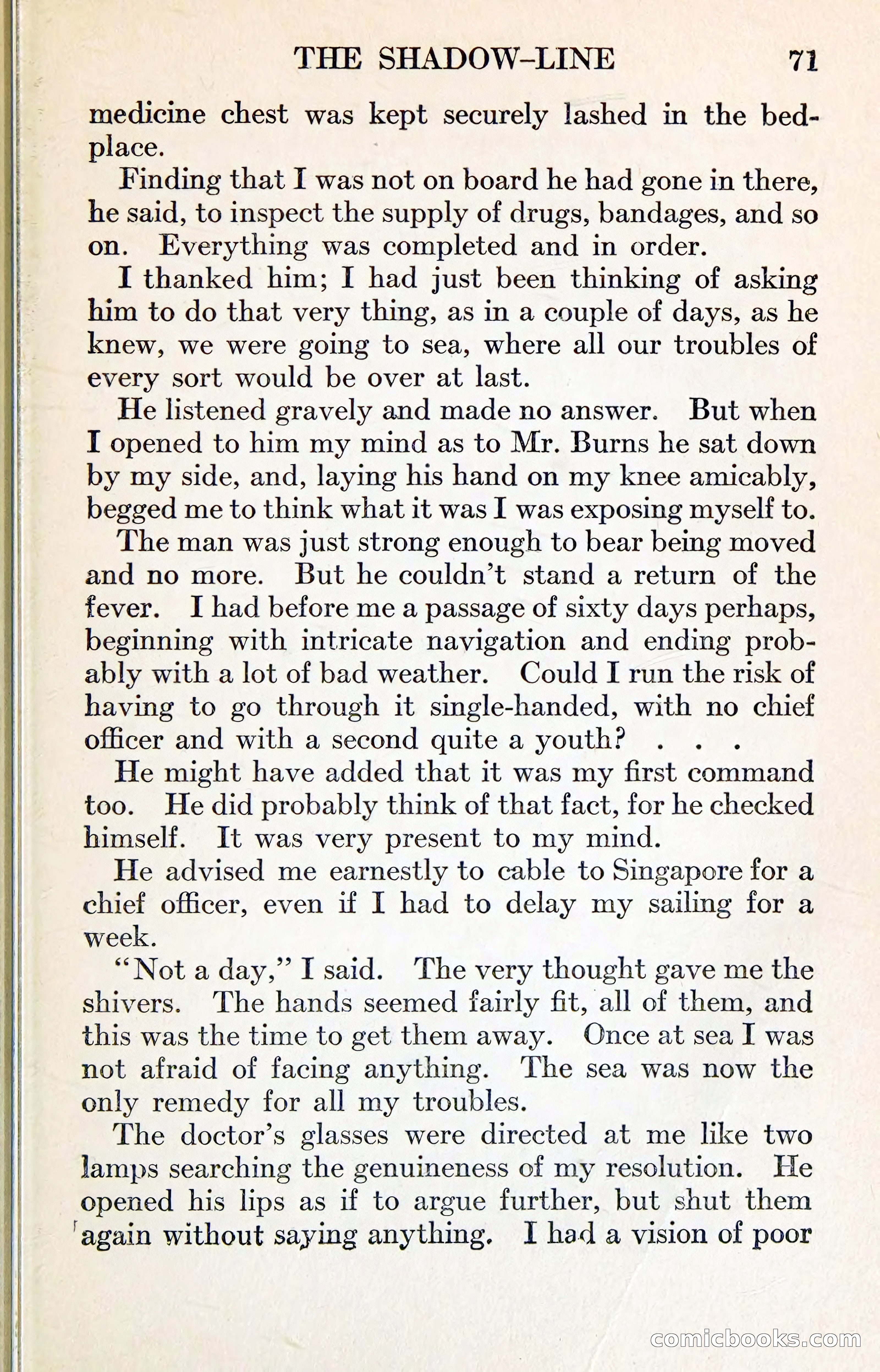 The Shadow-Line — page 85 of 149
