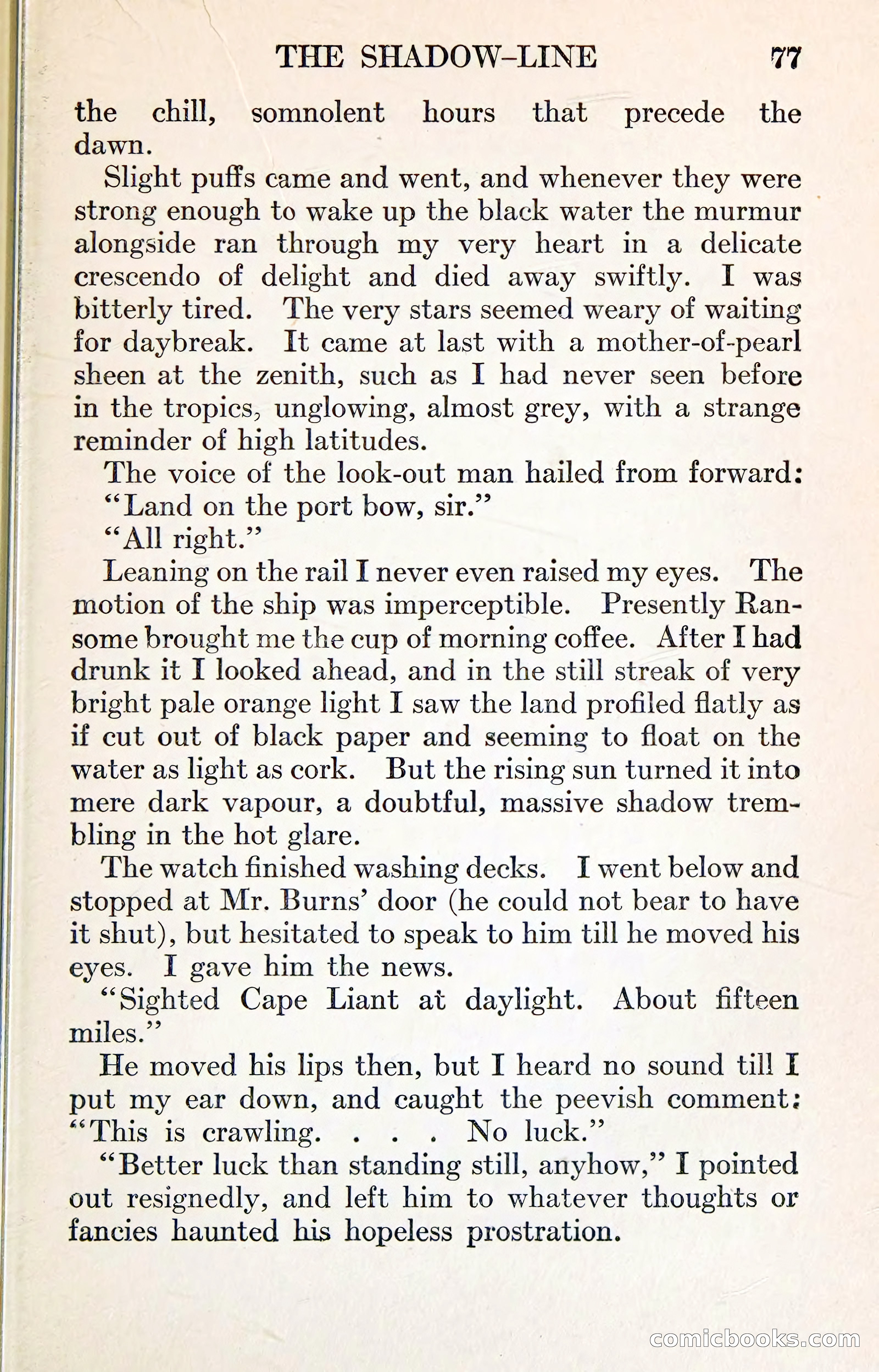 The Shadow-Line — page 91 of 149
