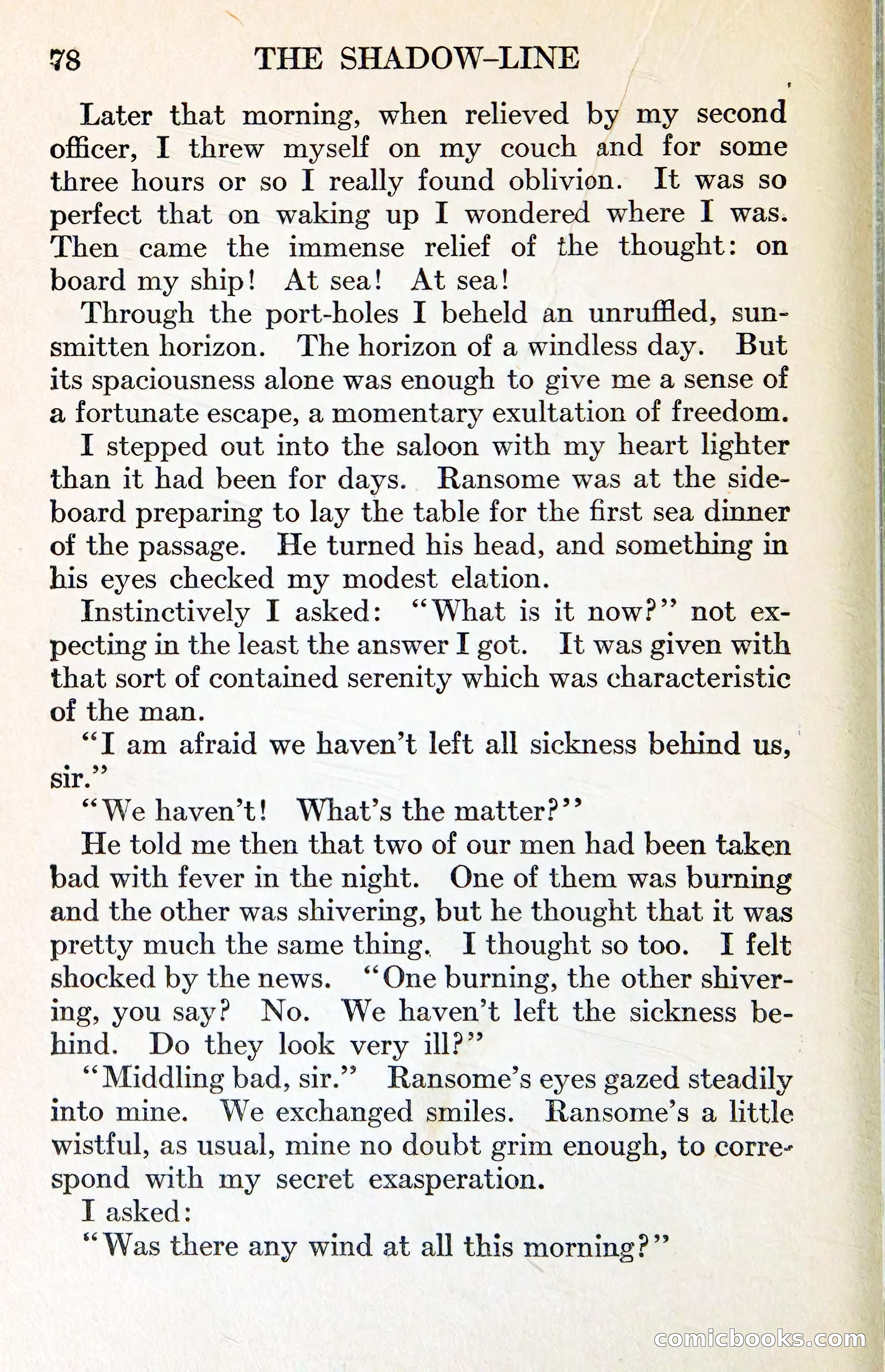 The Shadow-Line — page 92 of 149
