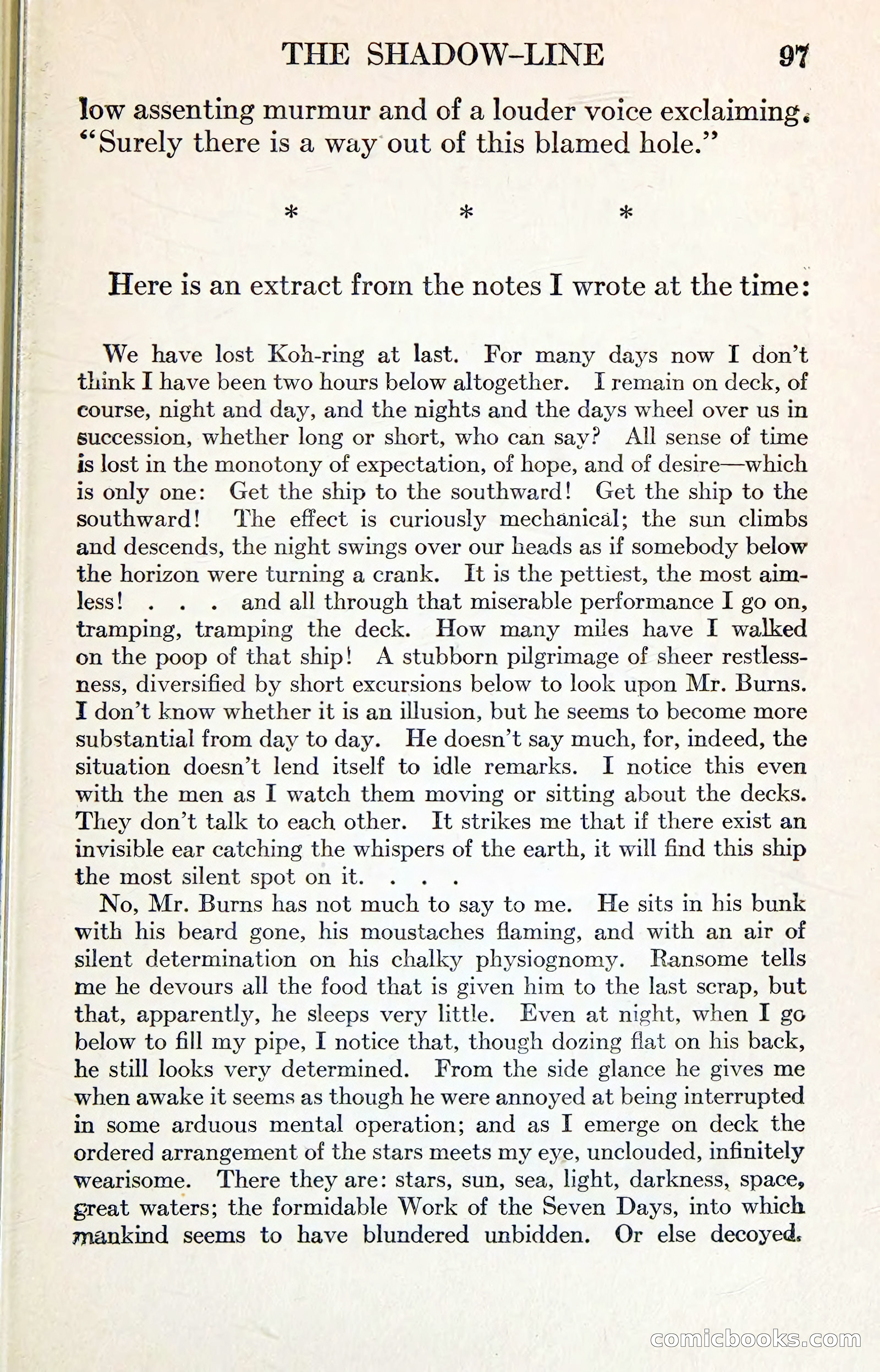 The Shadow-Line — page 111 of 149