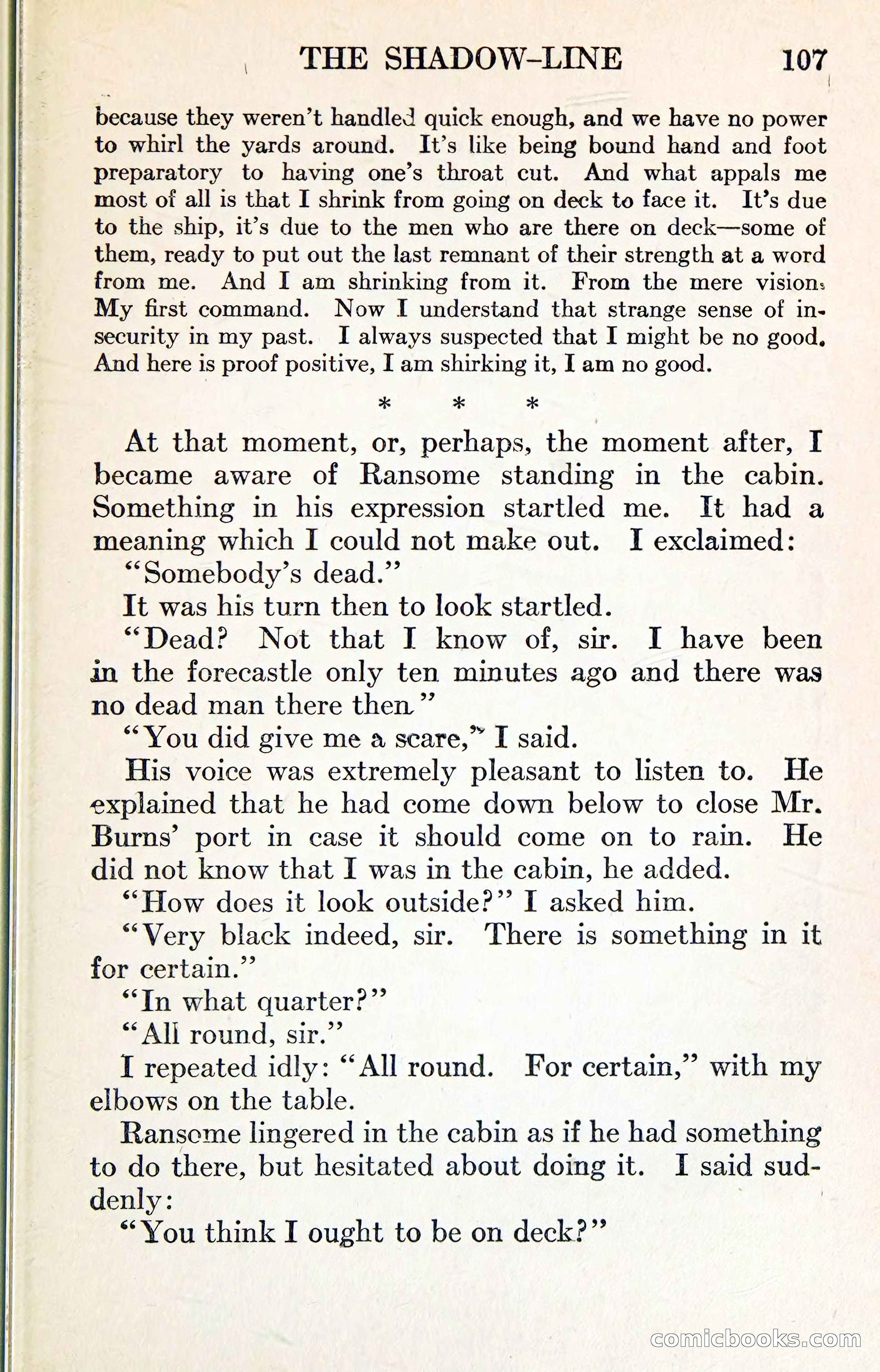 The Shadow-Line — page 121 of 149
