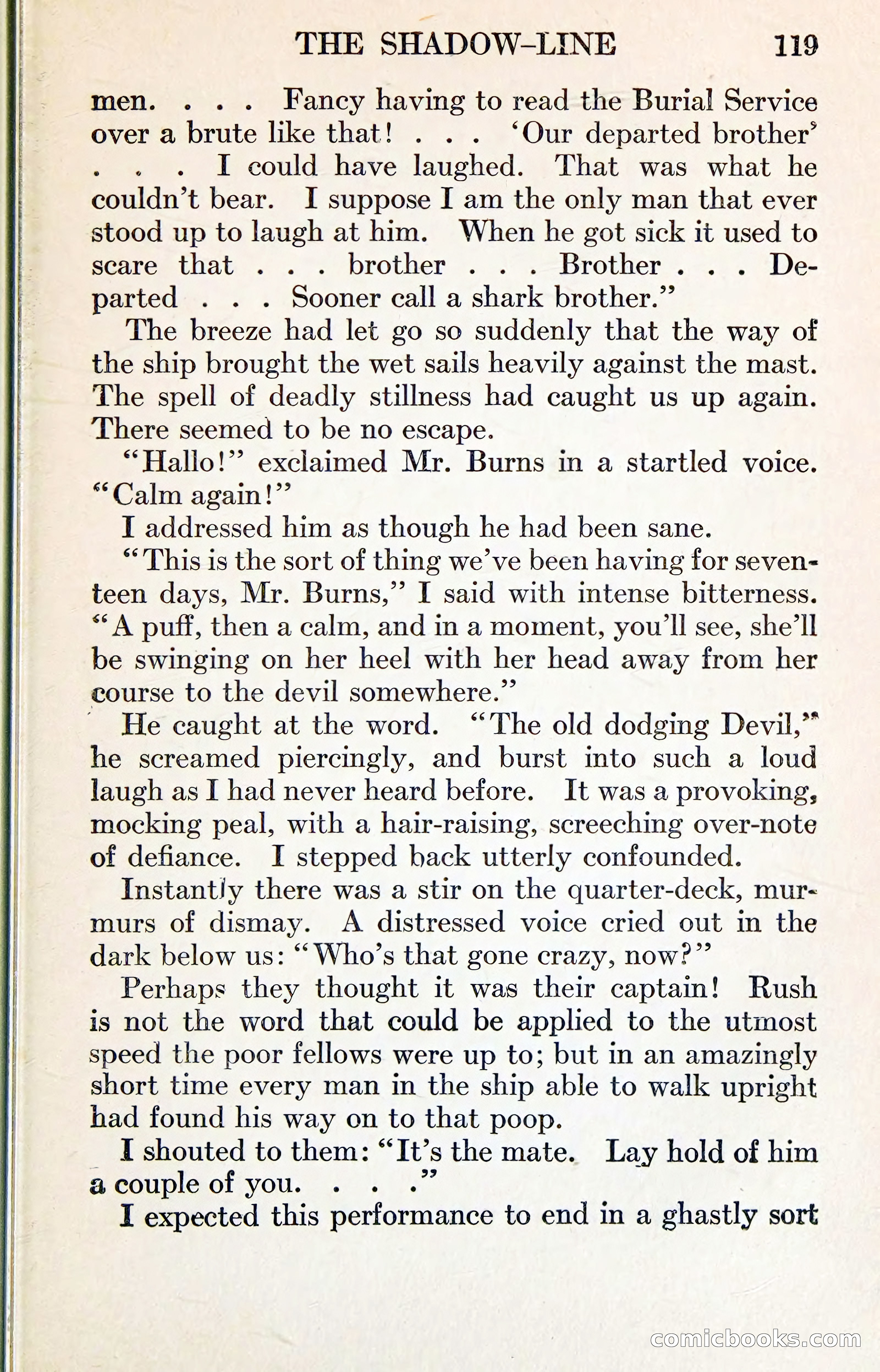 The Shadow-Line — page 133 of 149