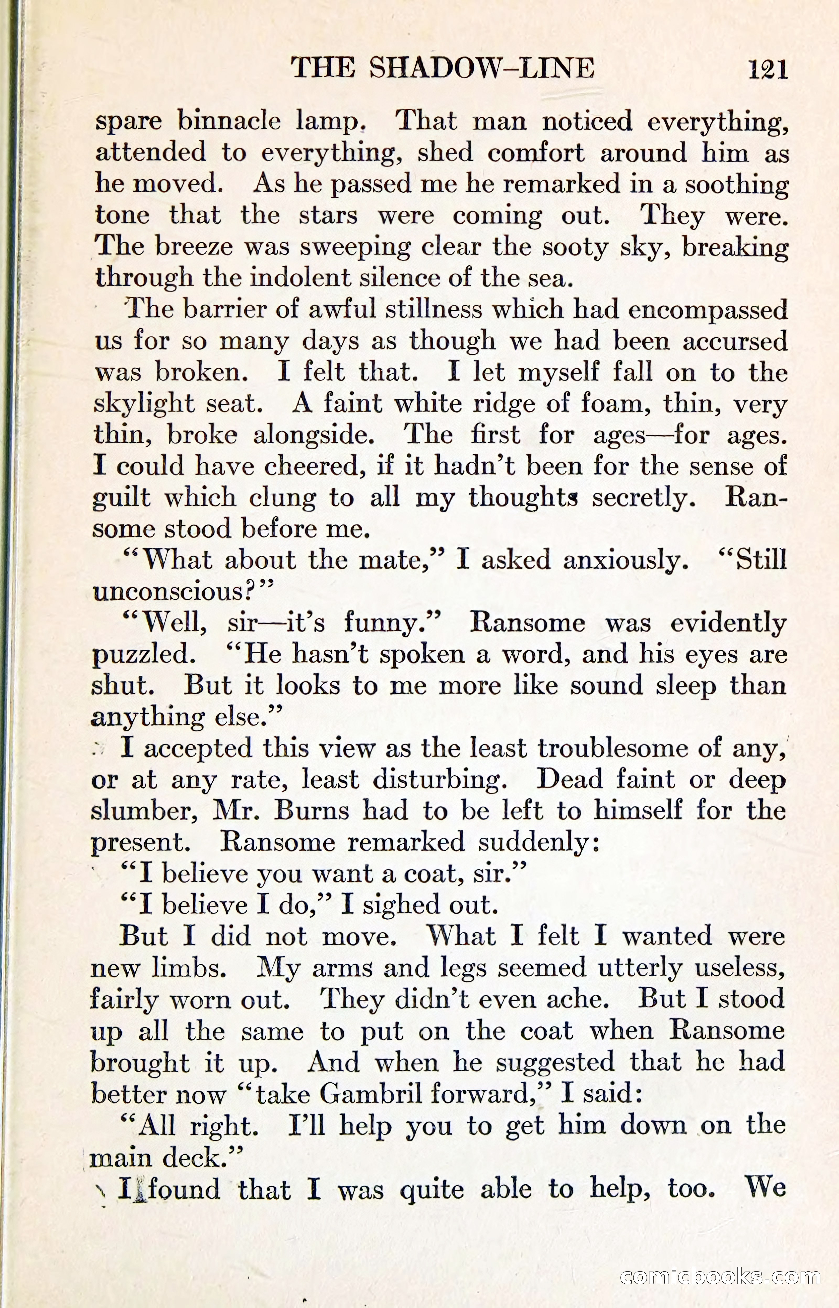 The Shadow-Line — page 135 of 149
