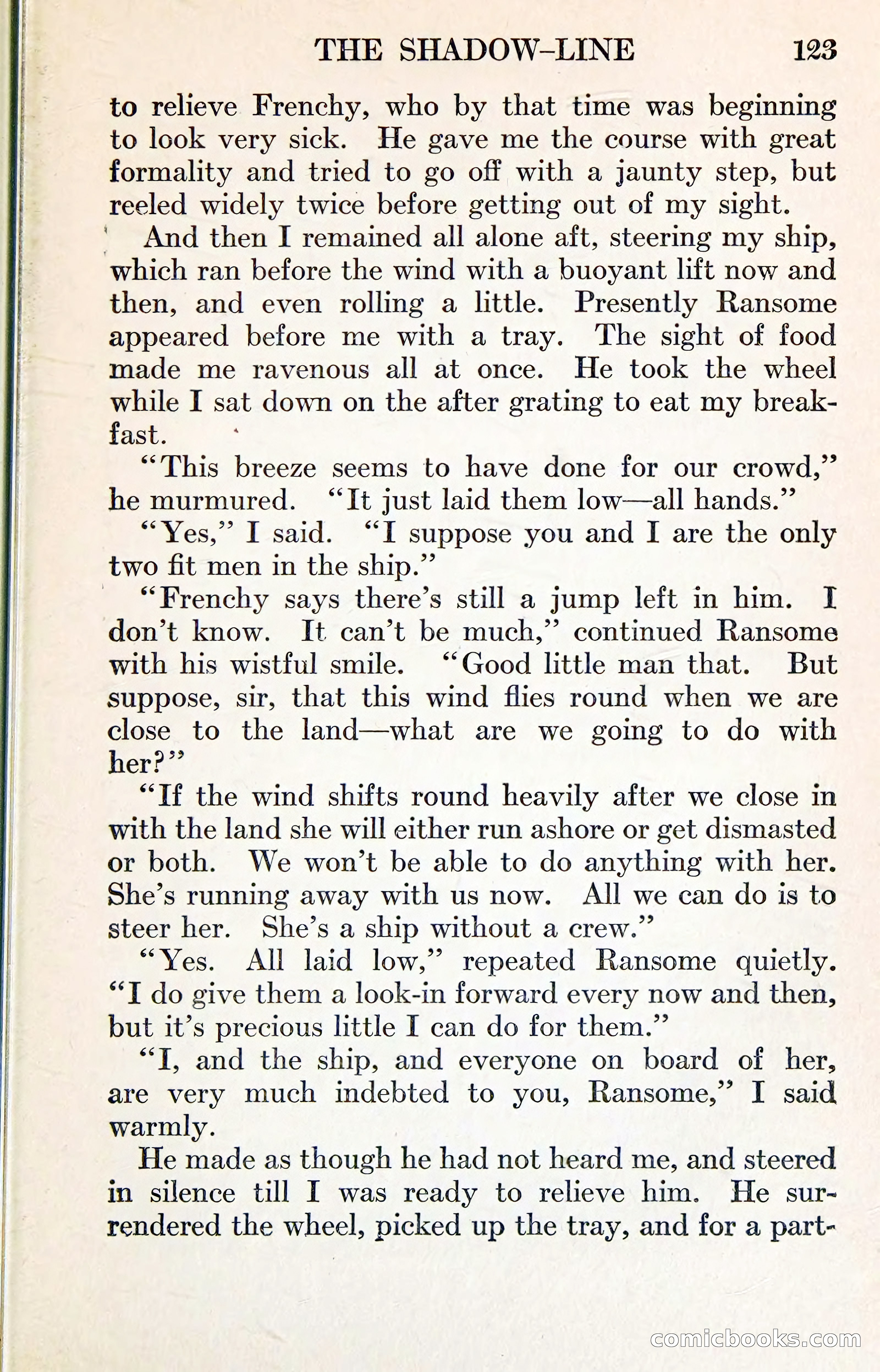 The Shadow-Line — page 137 of 149