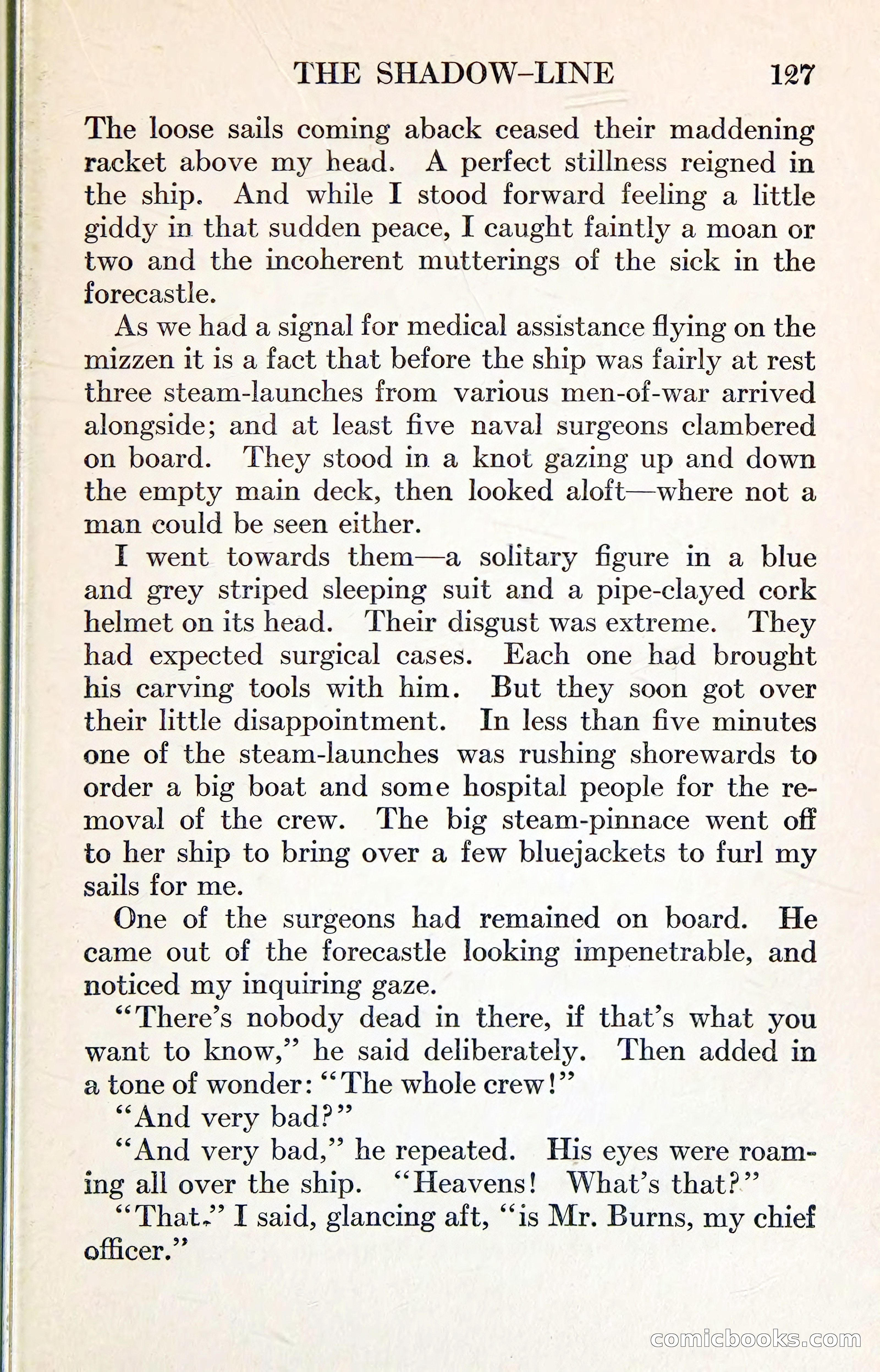 The Shadow-Line — page 141 of 149