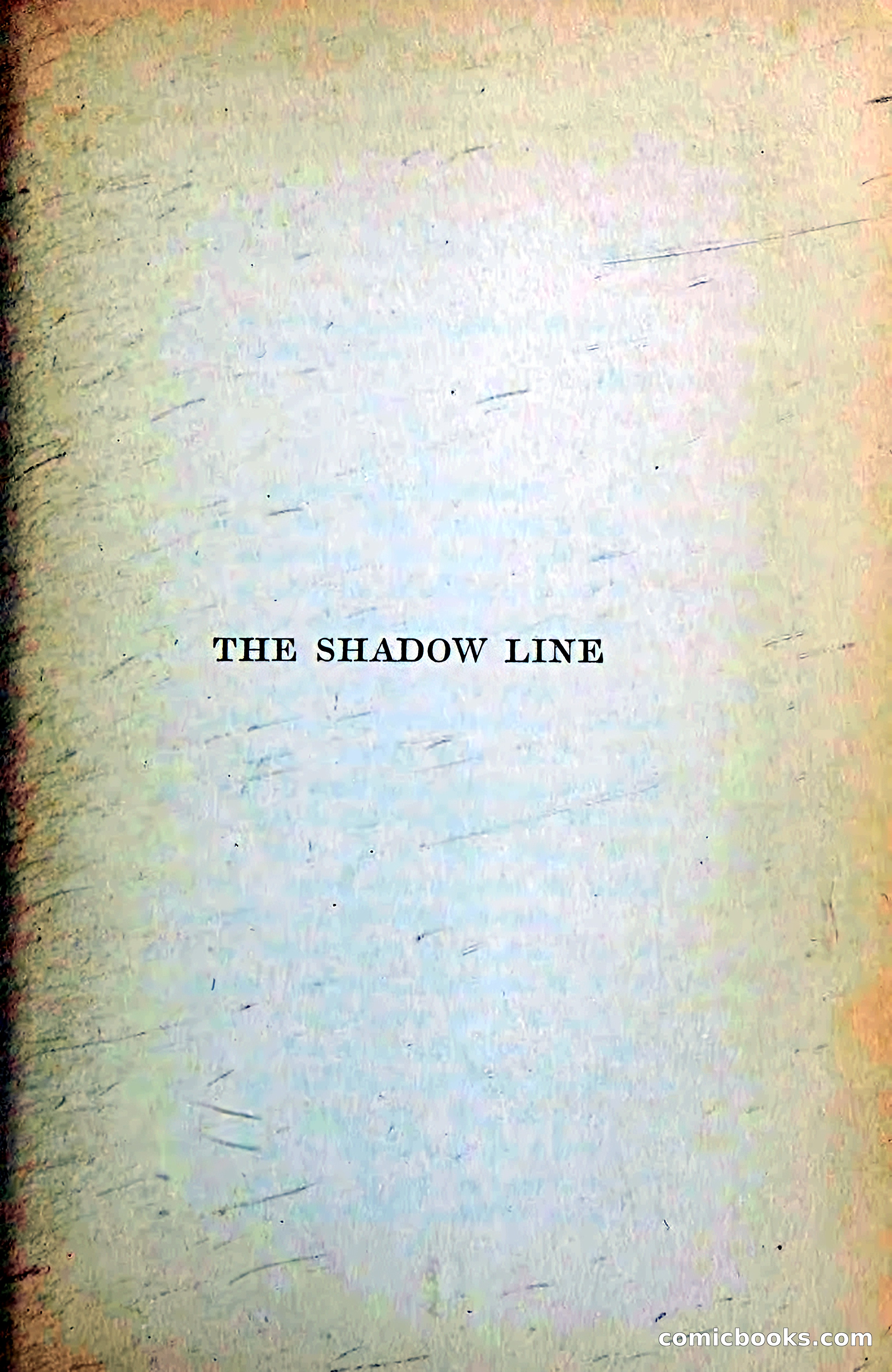 The Shadow Line: A Confession — page 15 of 153