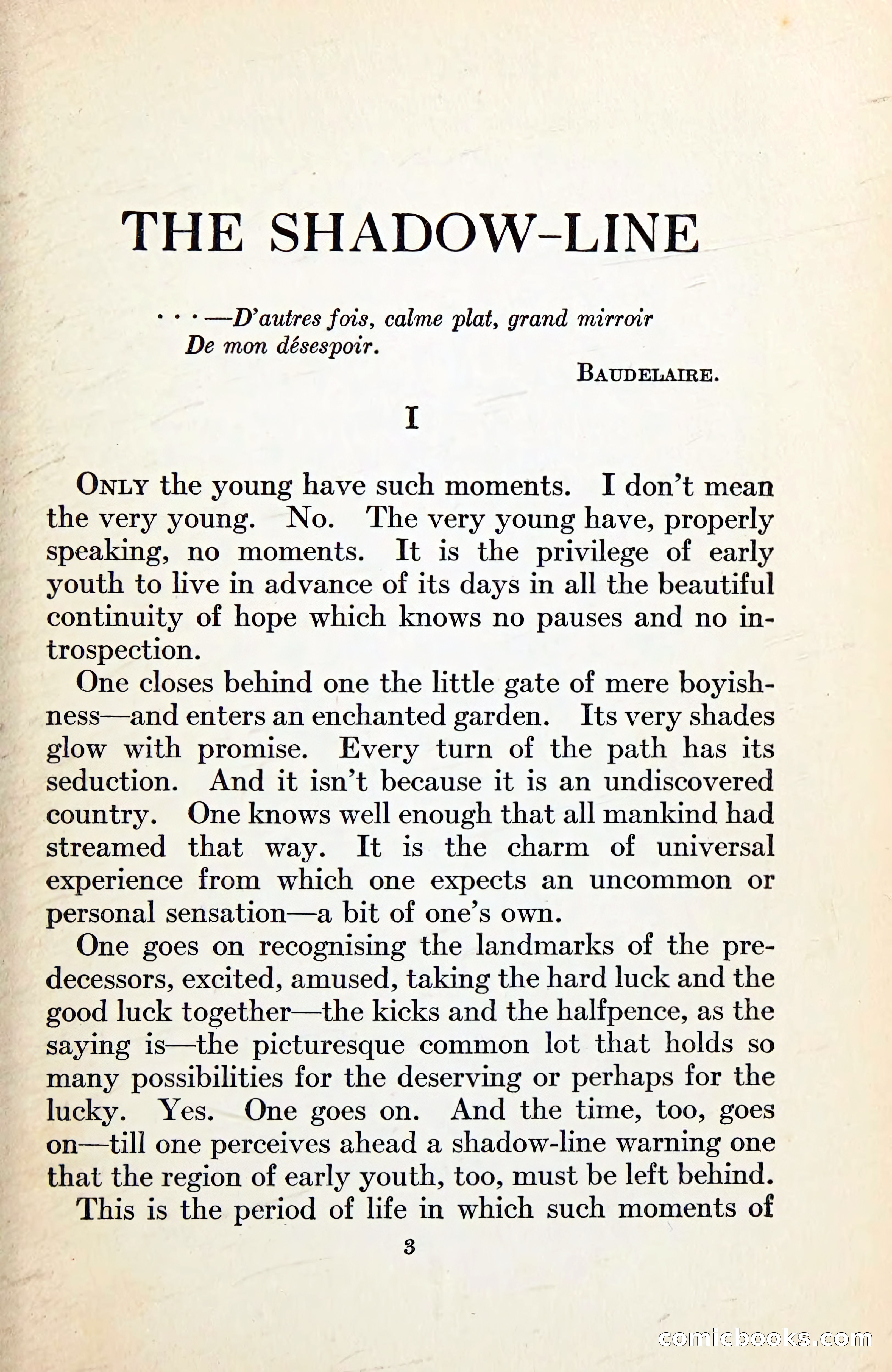 The Shadow Line: A Confession — page 17 of 153