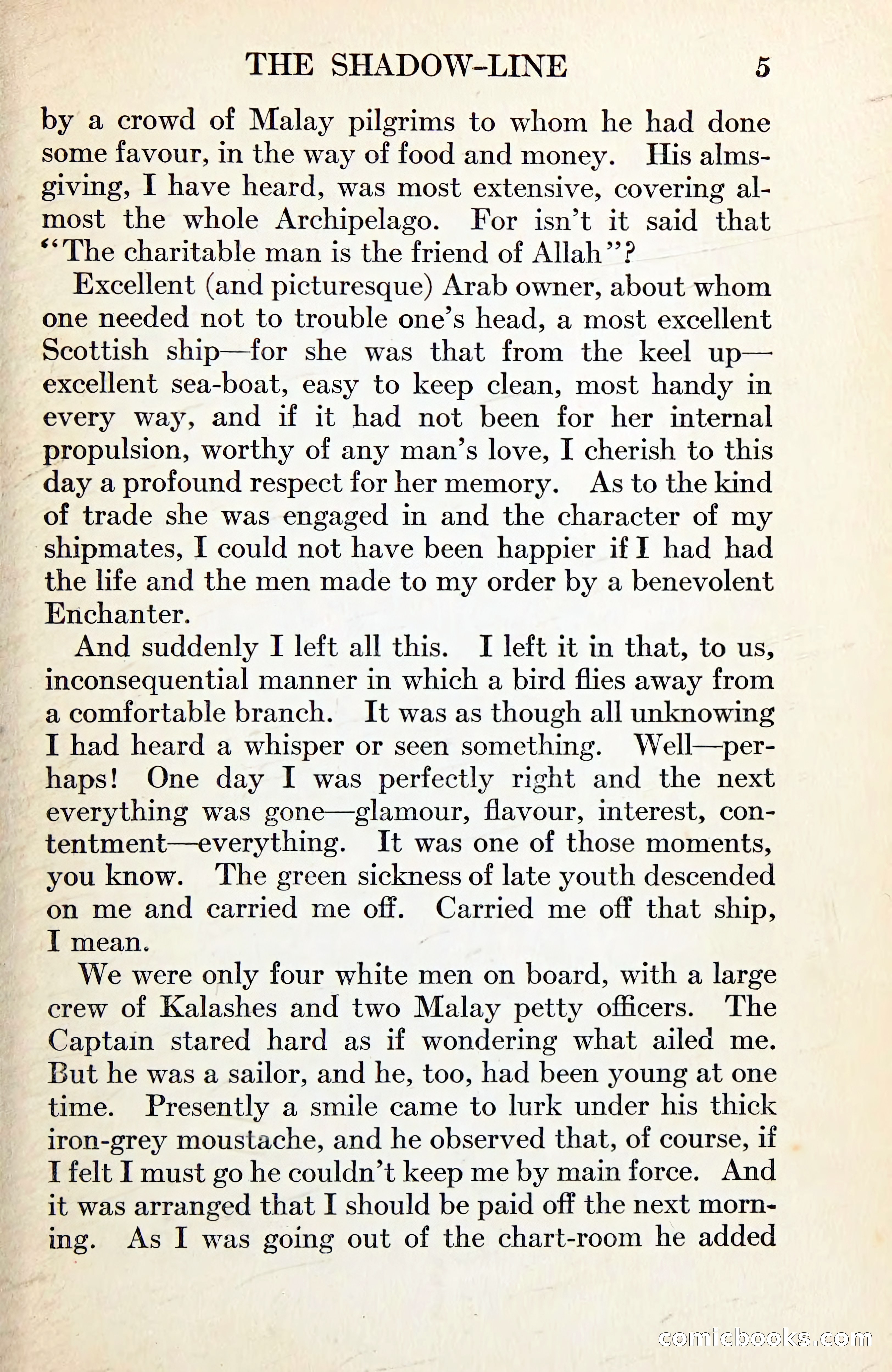 The Shadow Line: A Confession — page 19 of 153
