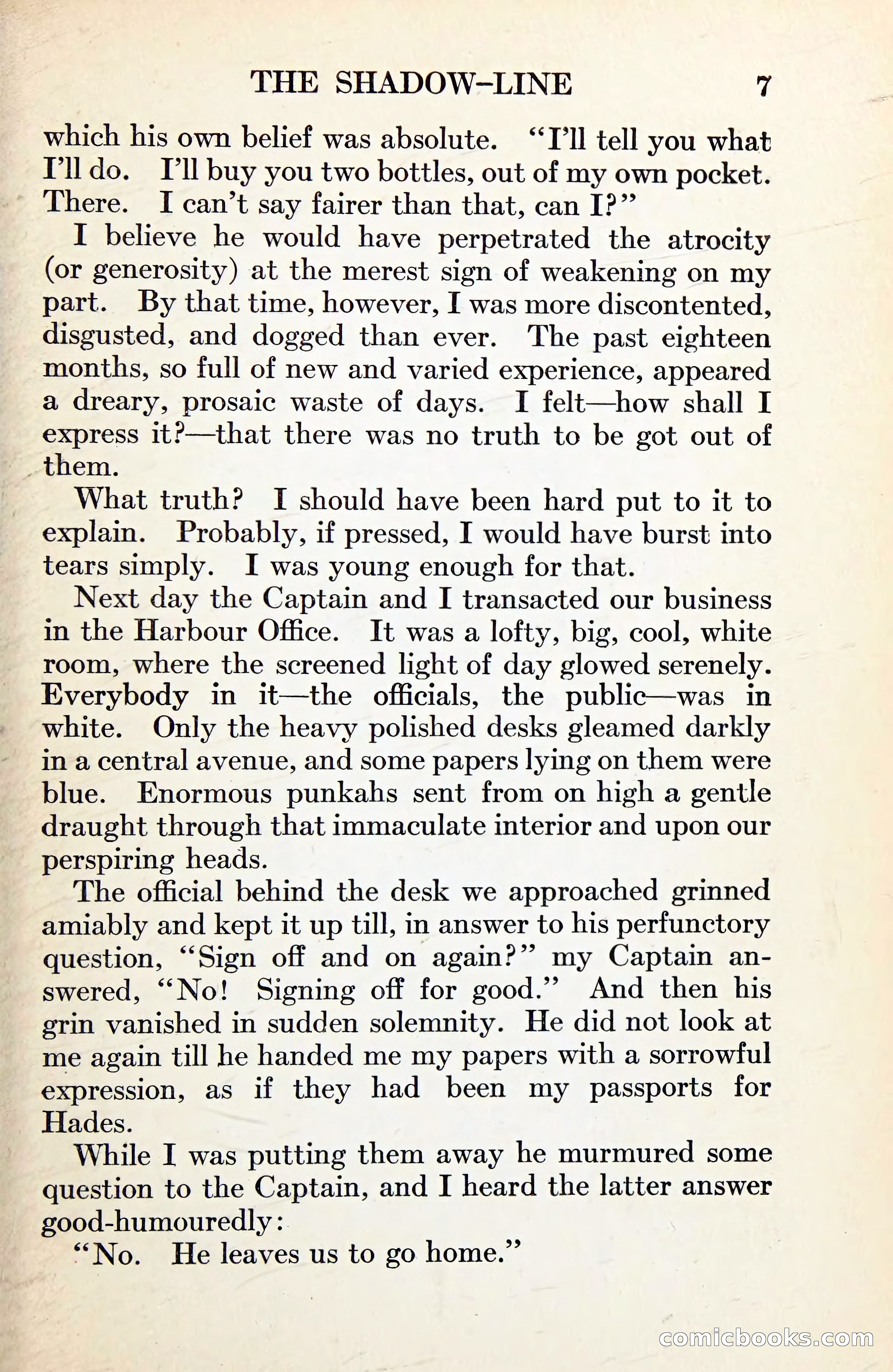 The Shadow Line: A Confession — page 21 of 153