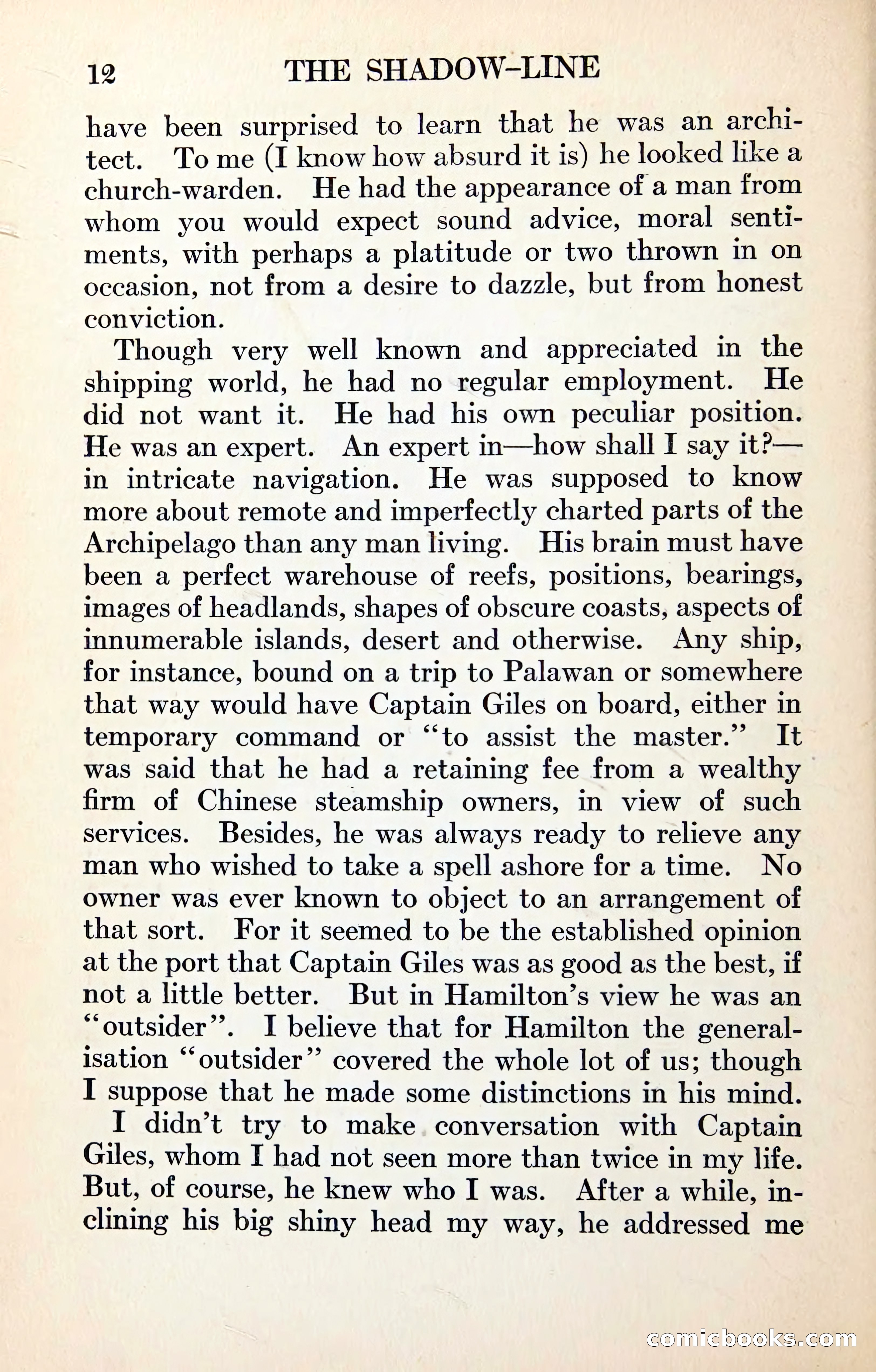 The Shadow Line: A Confession — page 26 of 153
