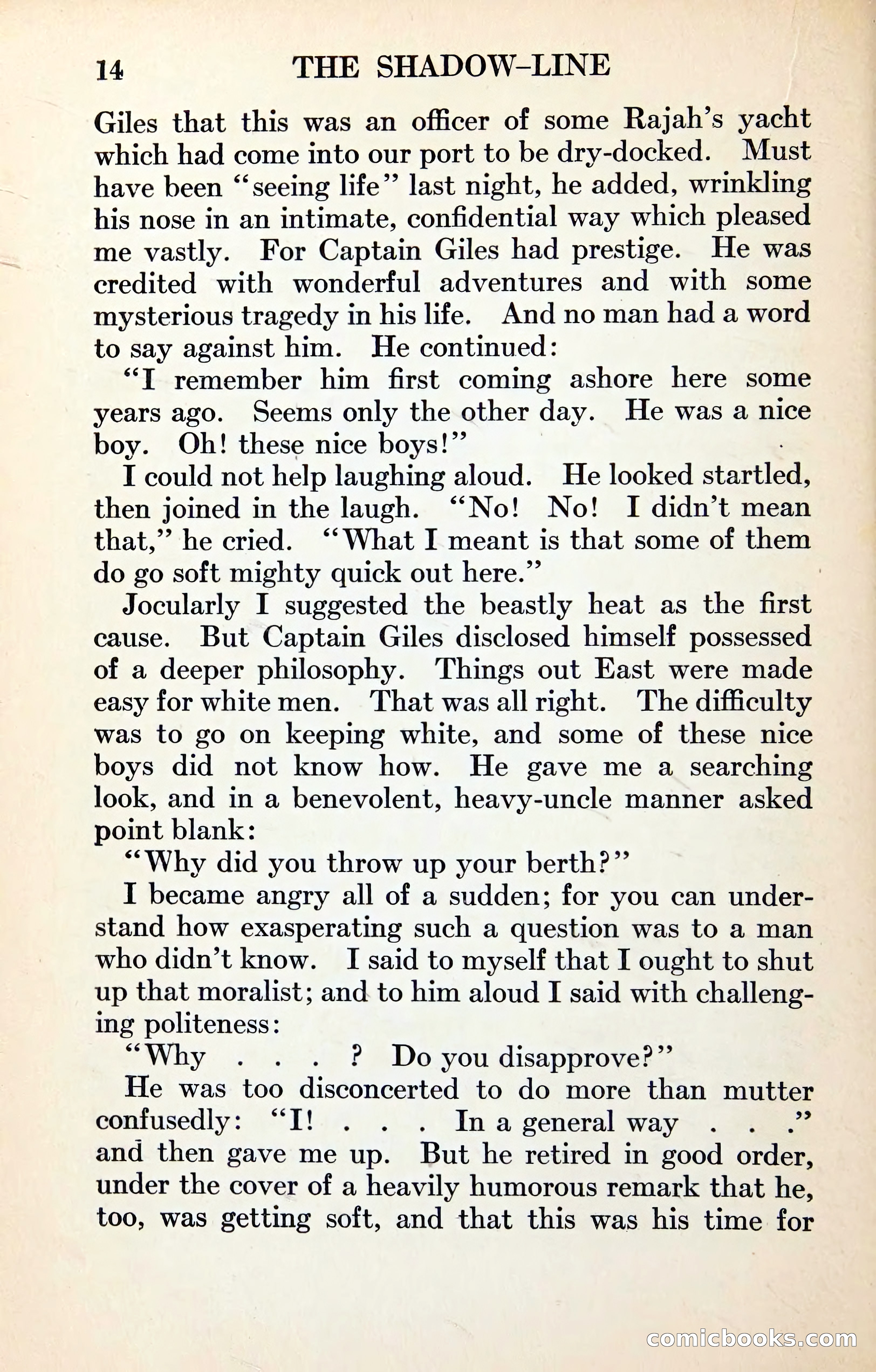 The Shadow Line: A Confession — page 28 of 153