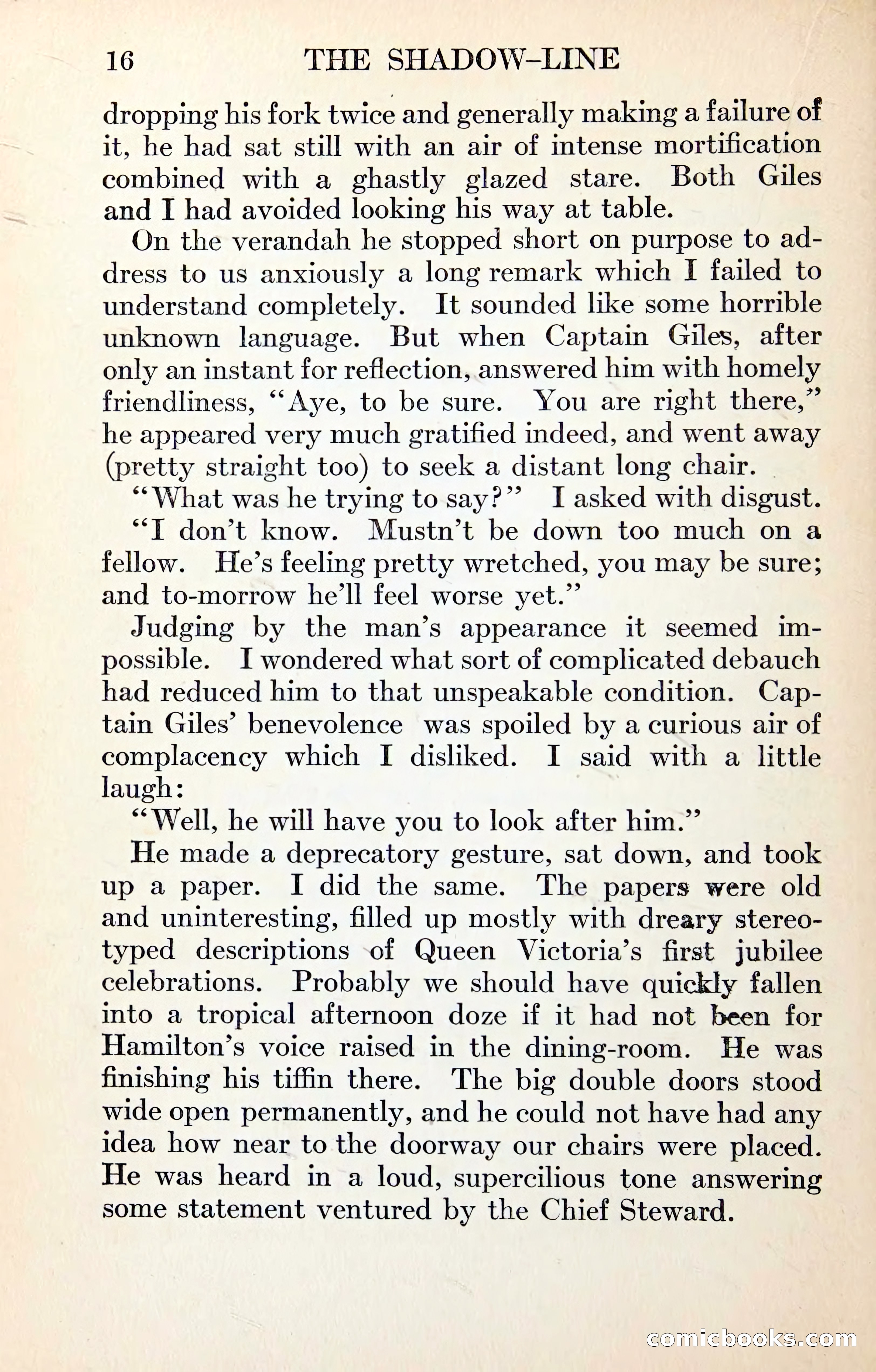 The Shadow Line: A Confession — page 30 of 153