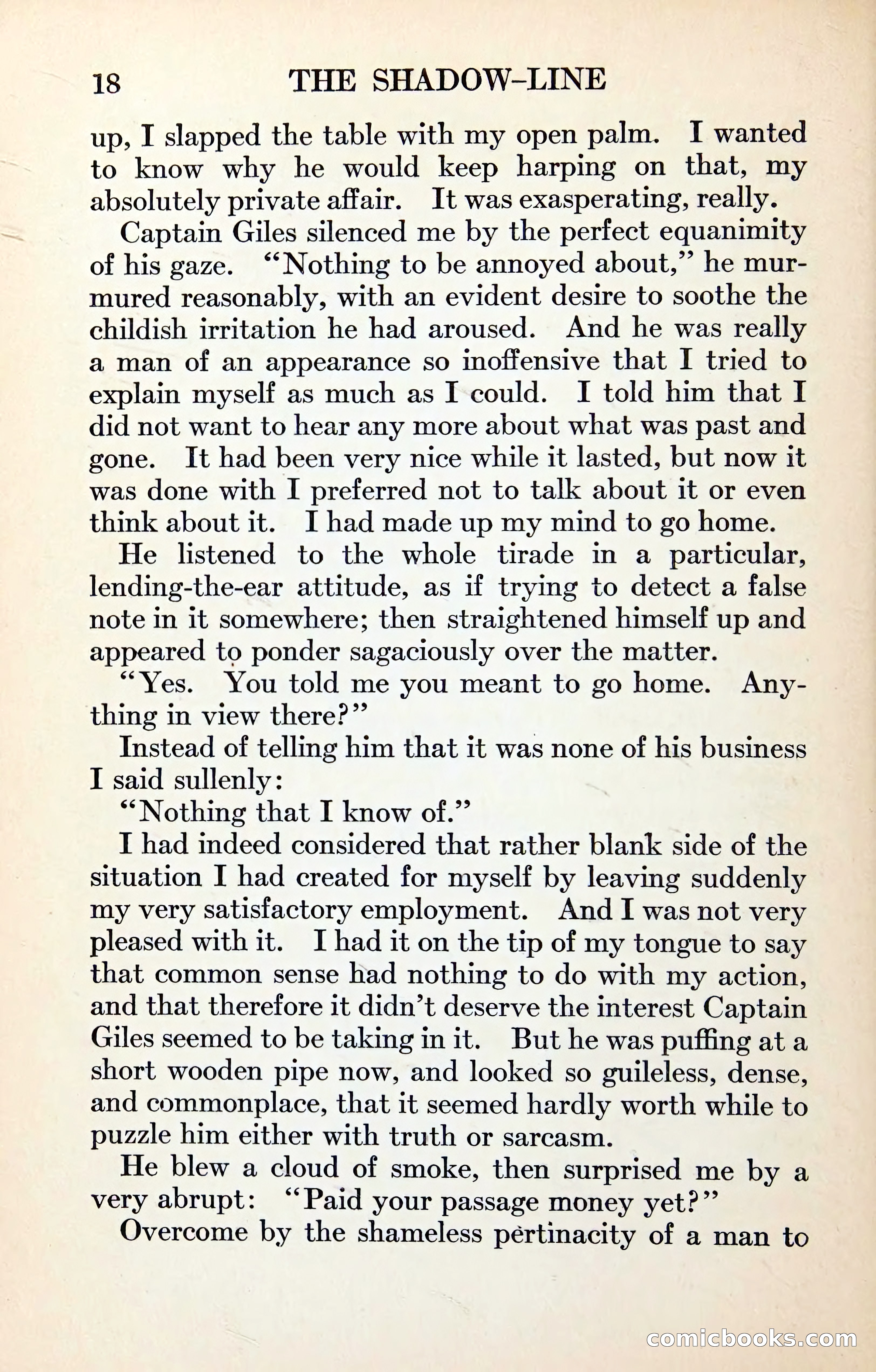 The Shadow Line: A Confession — page 32 of 153