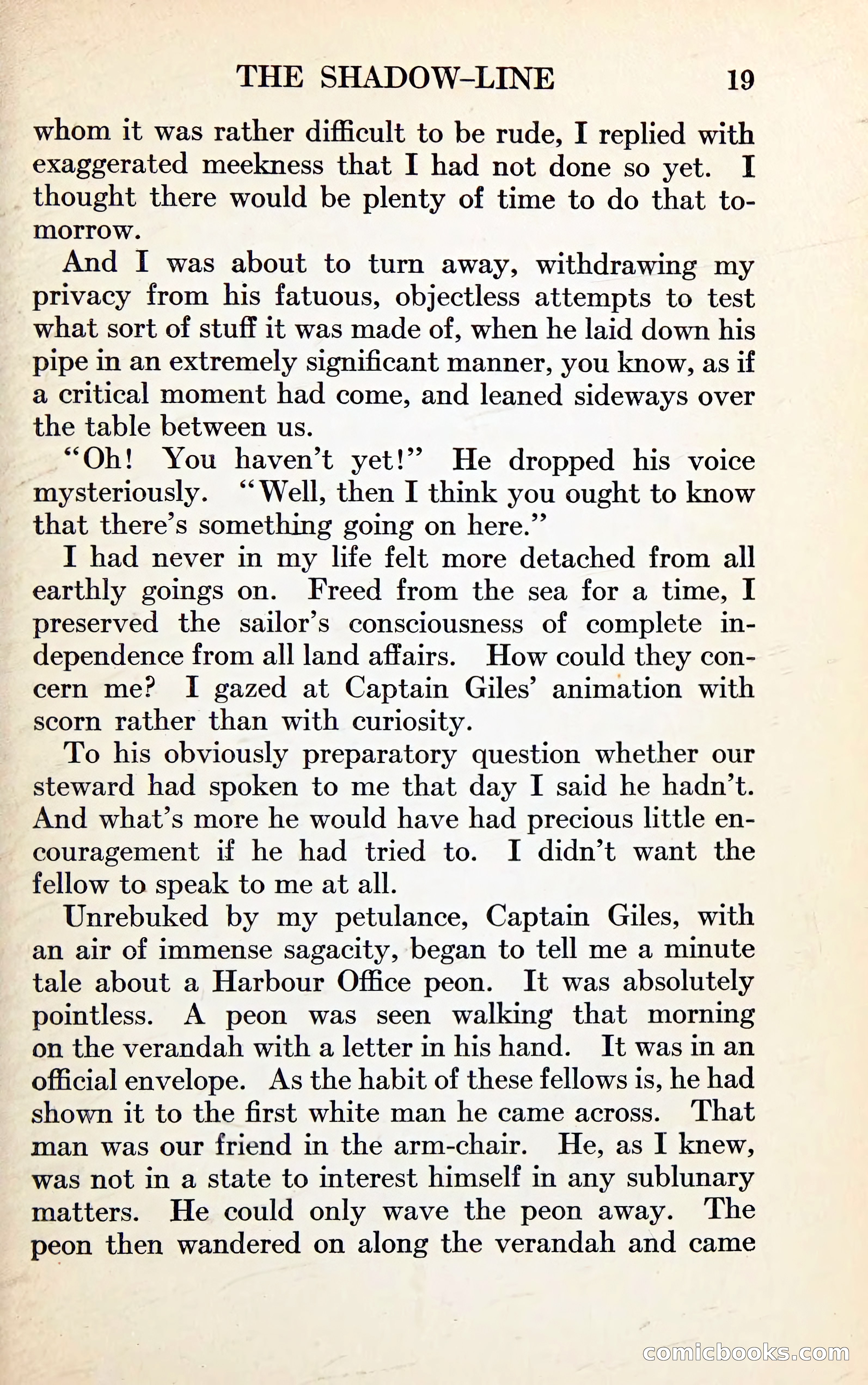 The Shadow Line: A Confession — page 33 of 153