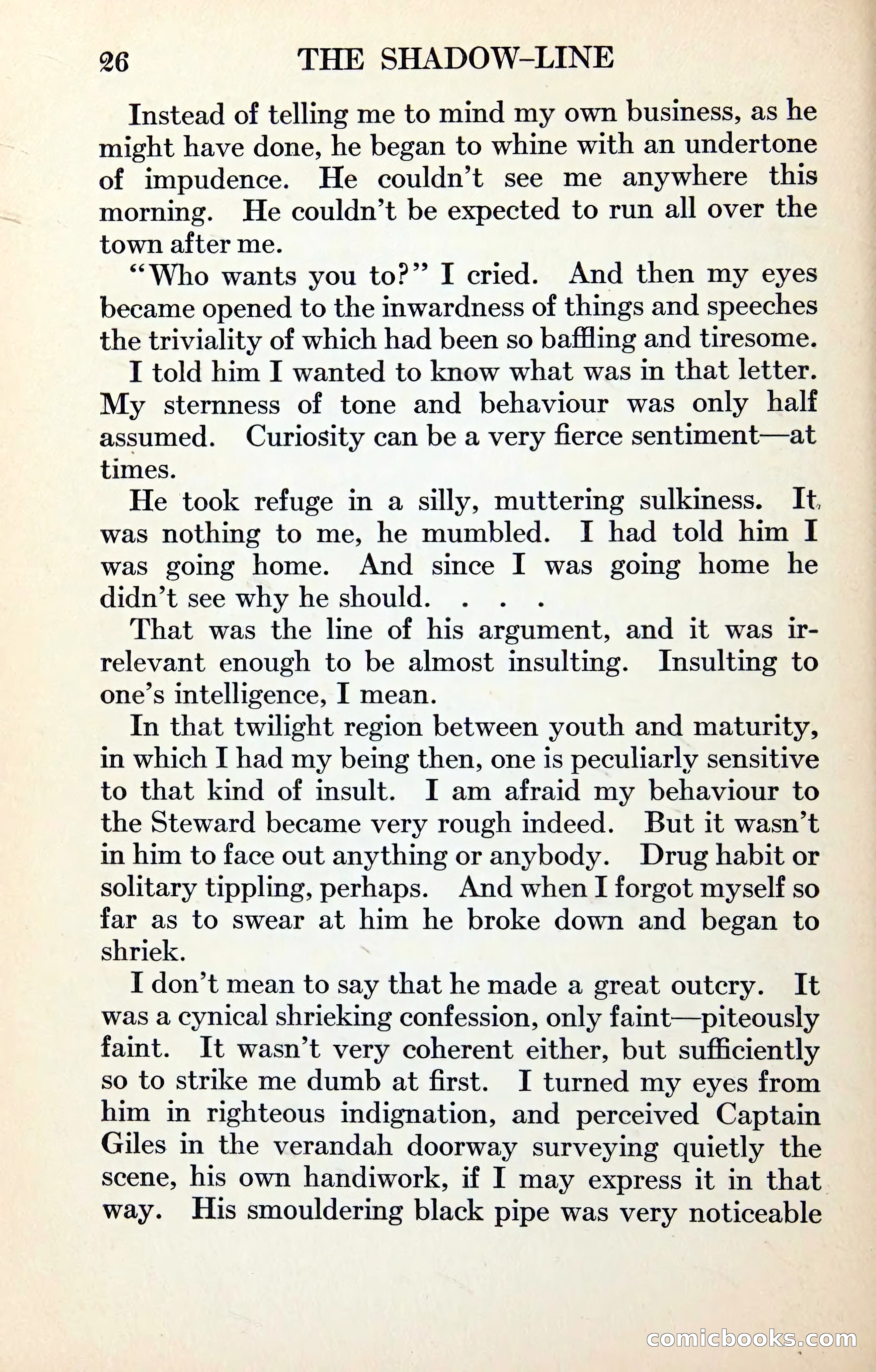The Shadow Line: A Confession — page 40 of 153