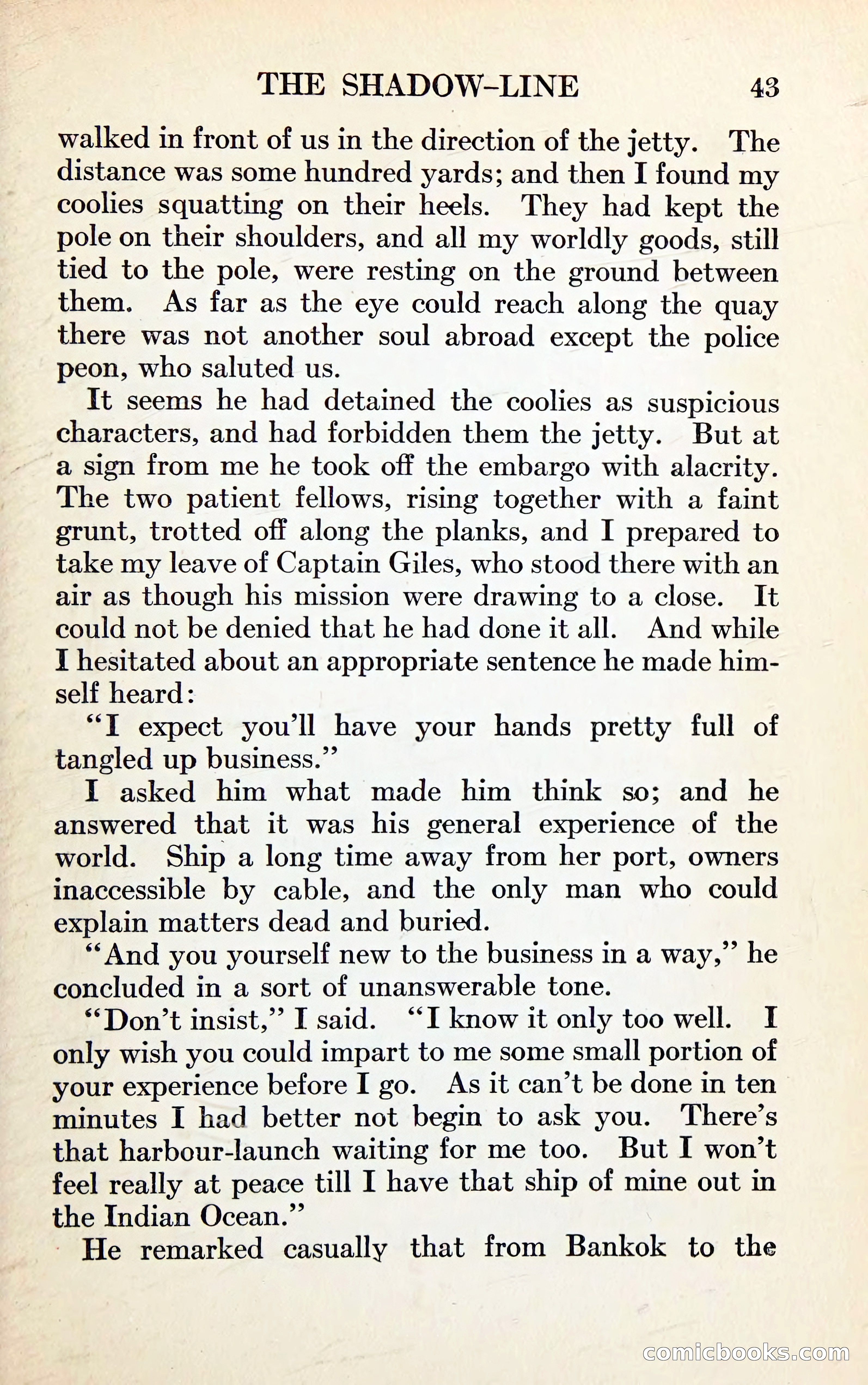 The Shadow Line: A Confession — page 57 of 153