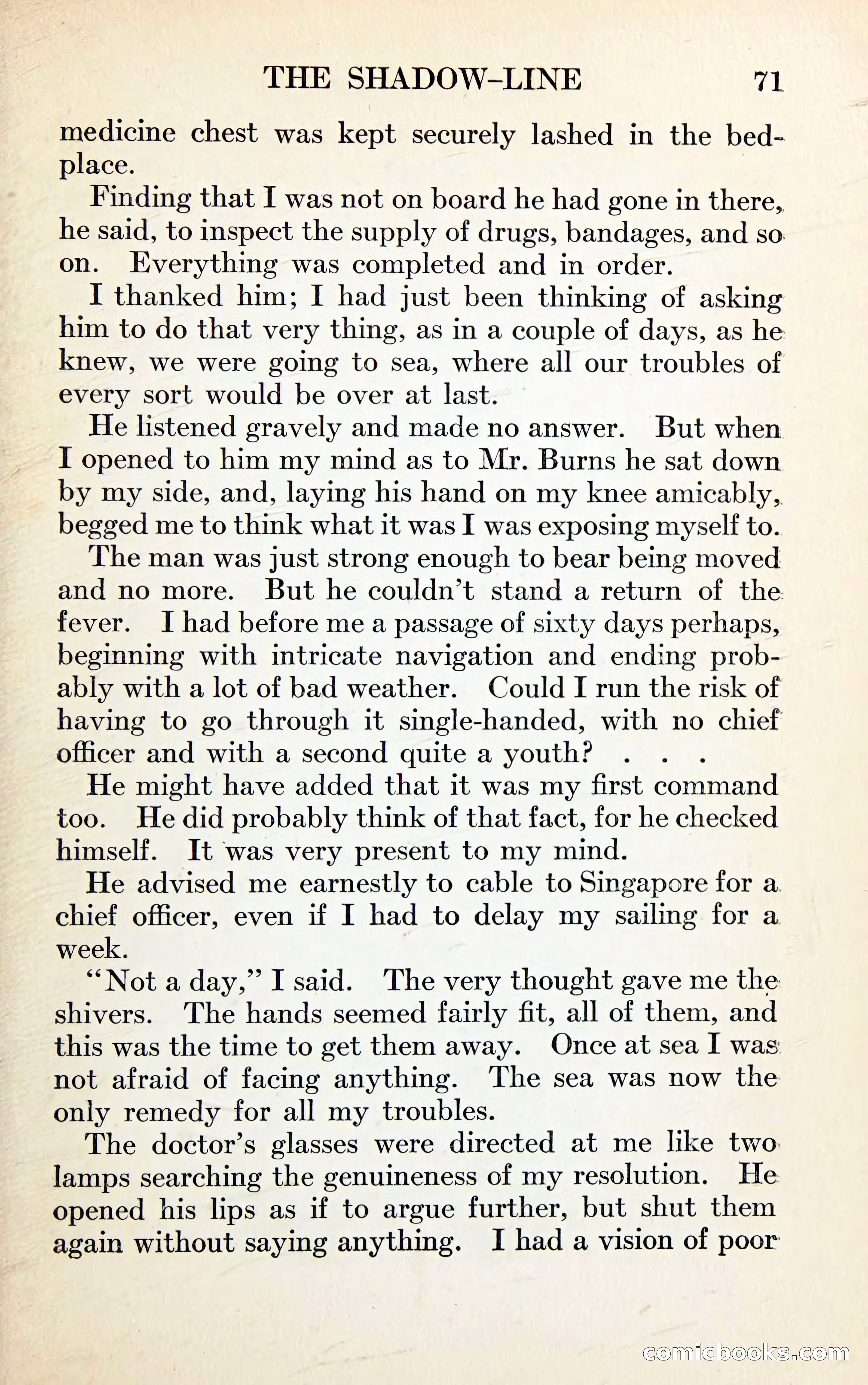 The Shadow Line: A Confession — page 85 of 153
