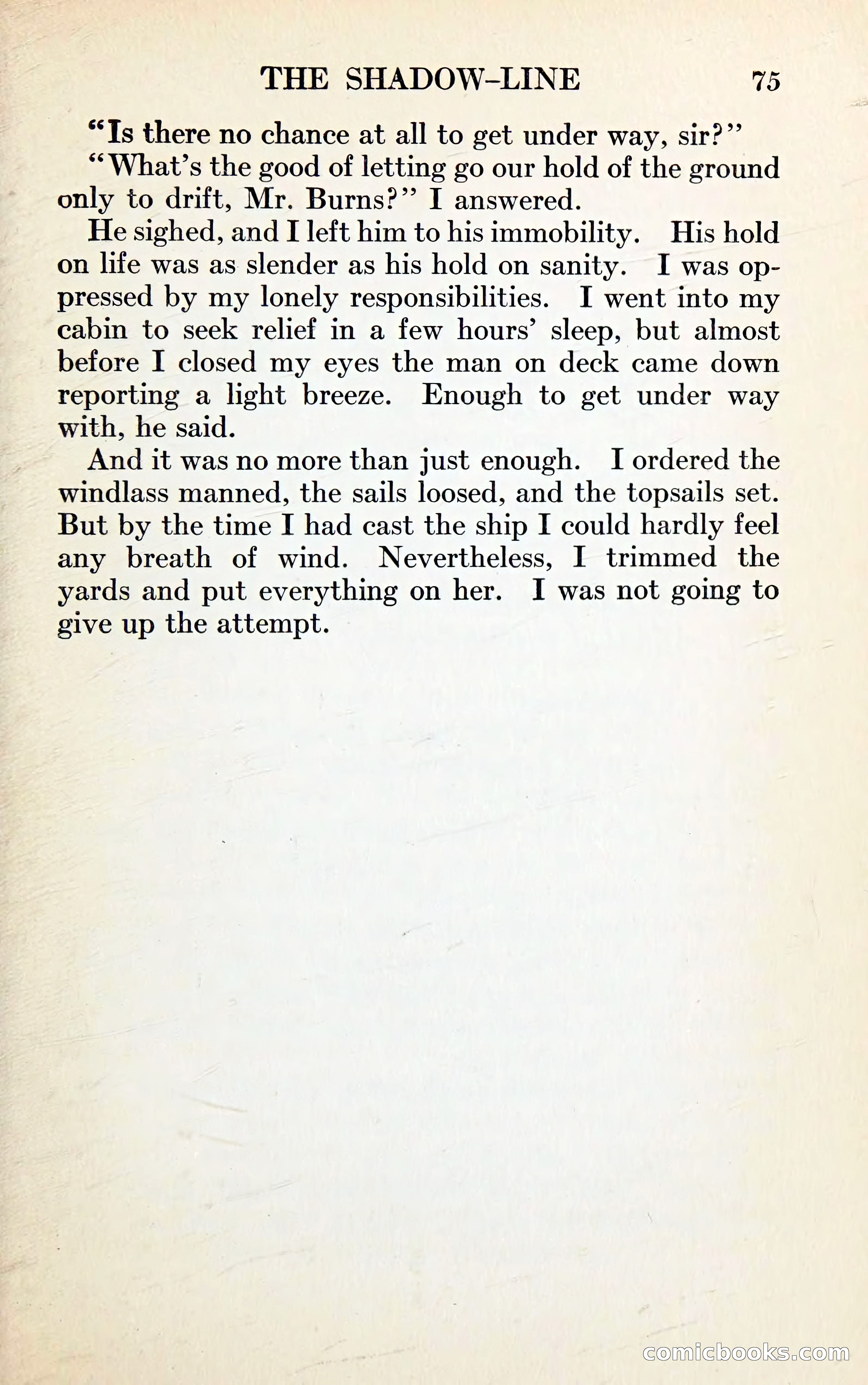 The Shadow Line: A Confession — page 89 of 153