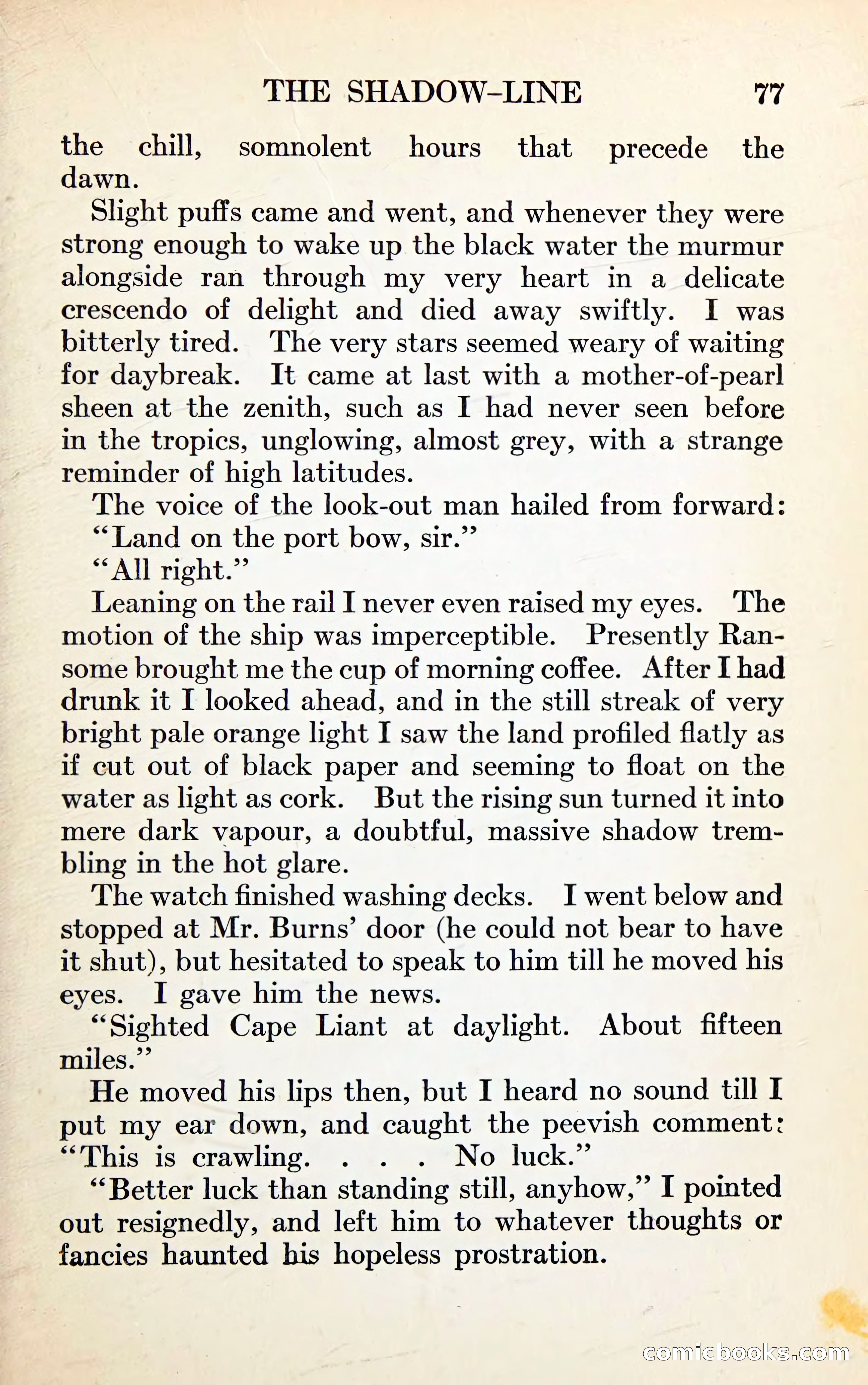 The Shadow Line: A Confession — page 91 of 153