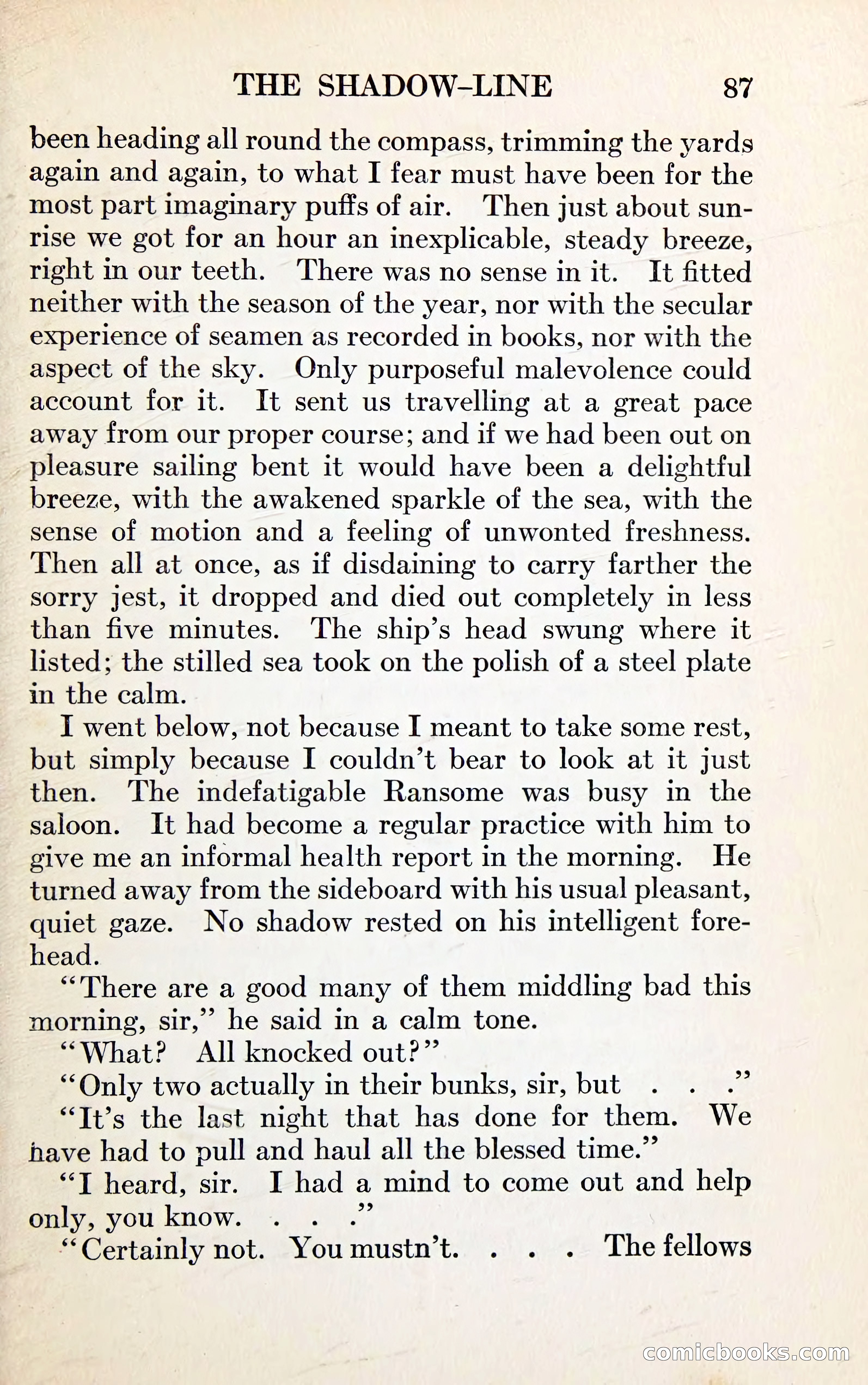 The Shadow Line: A Confession — page 101 of 153