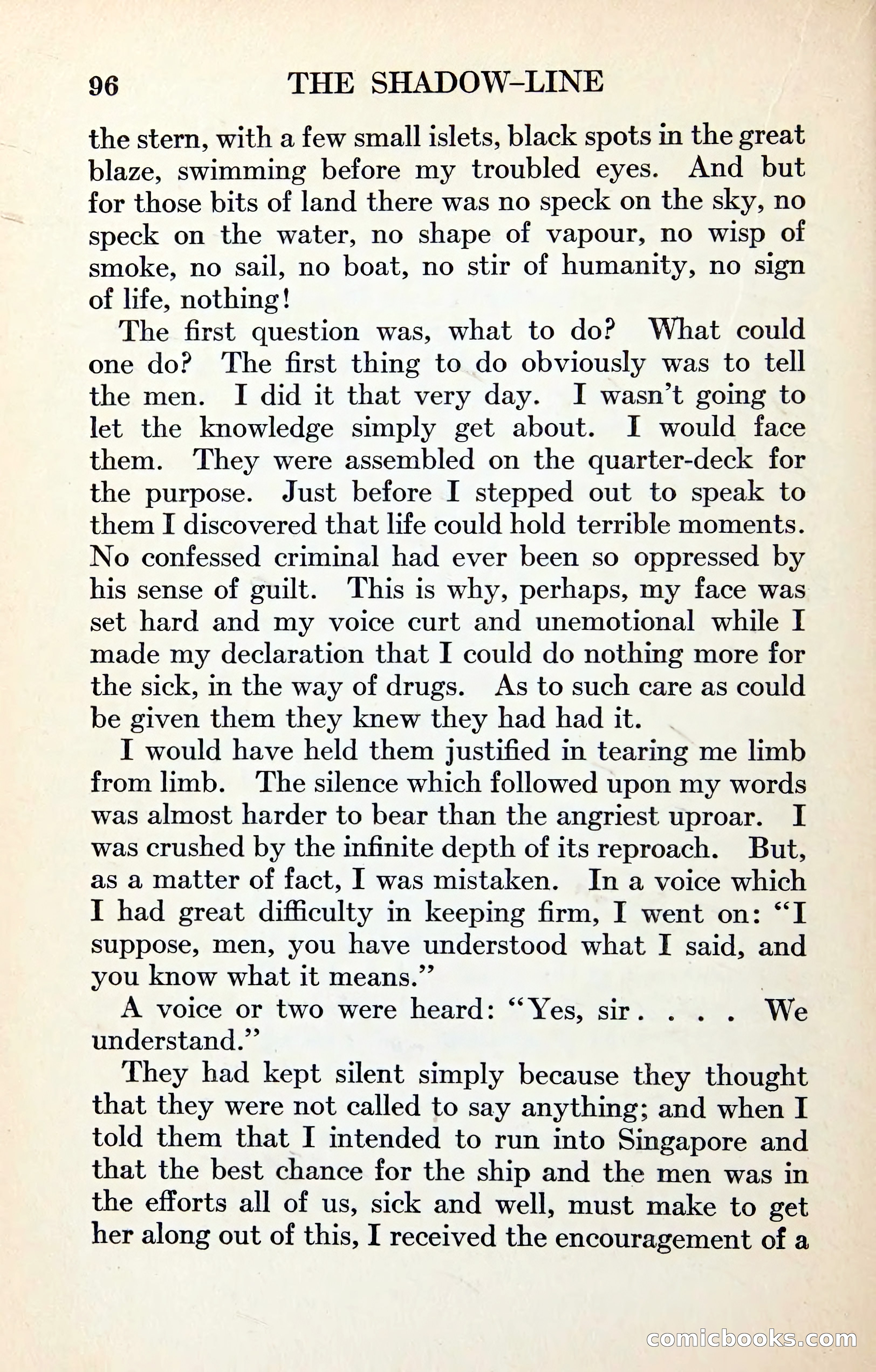 The Shadow Line: A Confession — page 110 of 153