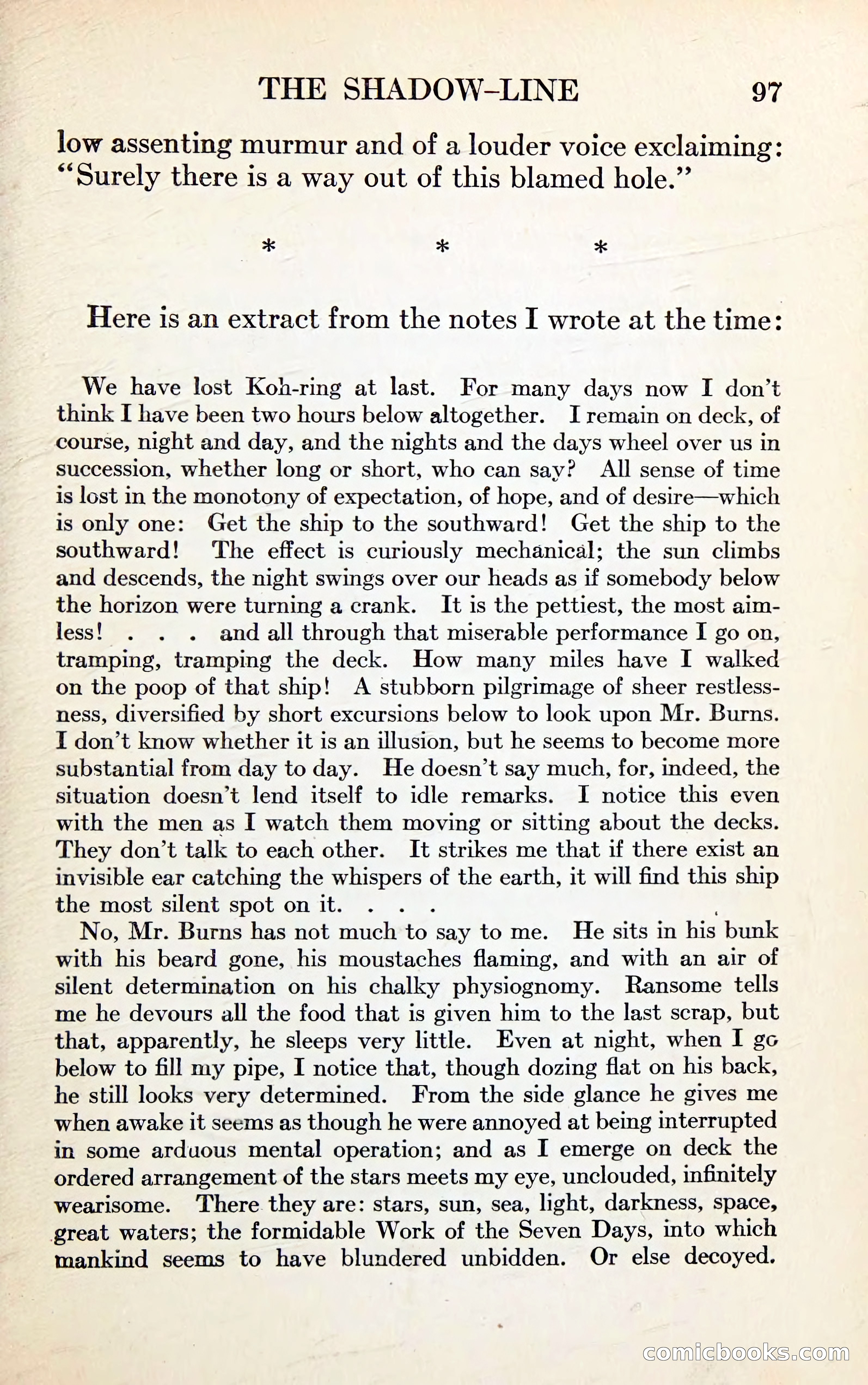 The Shadow Line: A Confession — page 111 of 153
