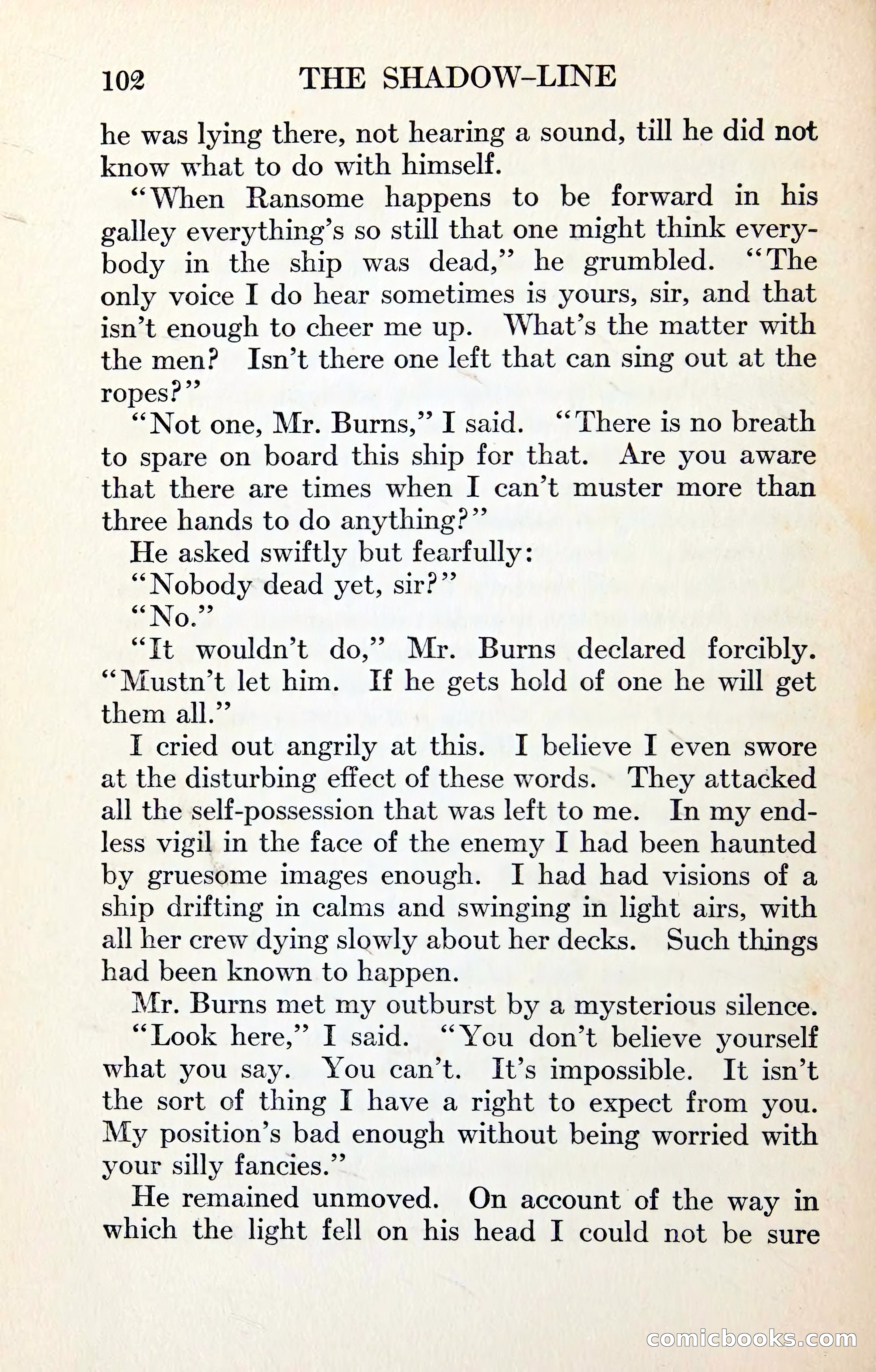 The Shadow Line: A Confession — page 116 of 153