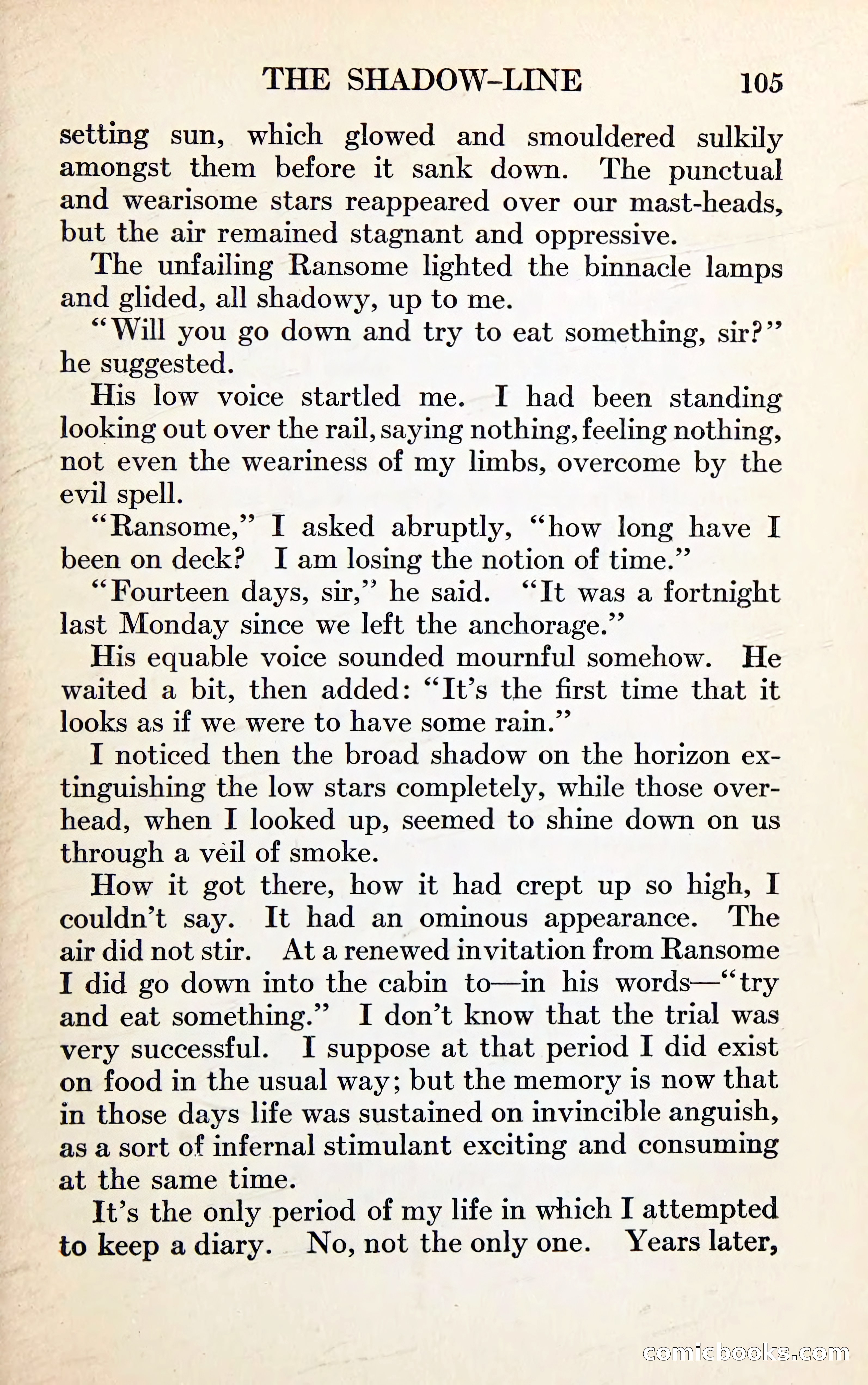 The Shadow Line: A Confession — page 119 of 153
