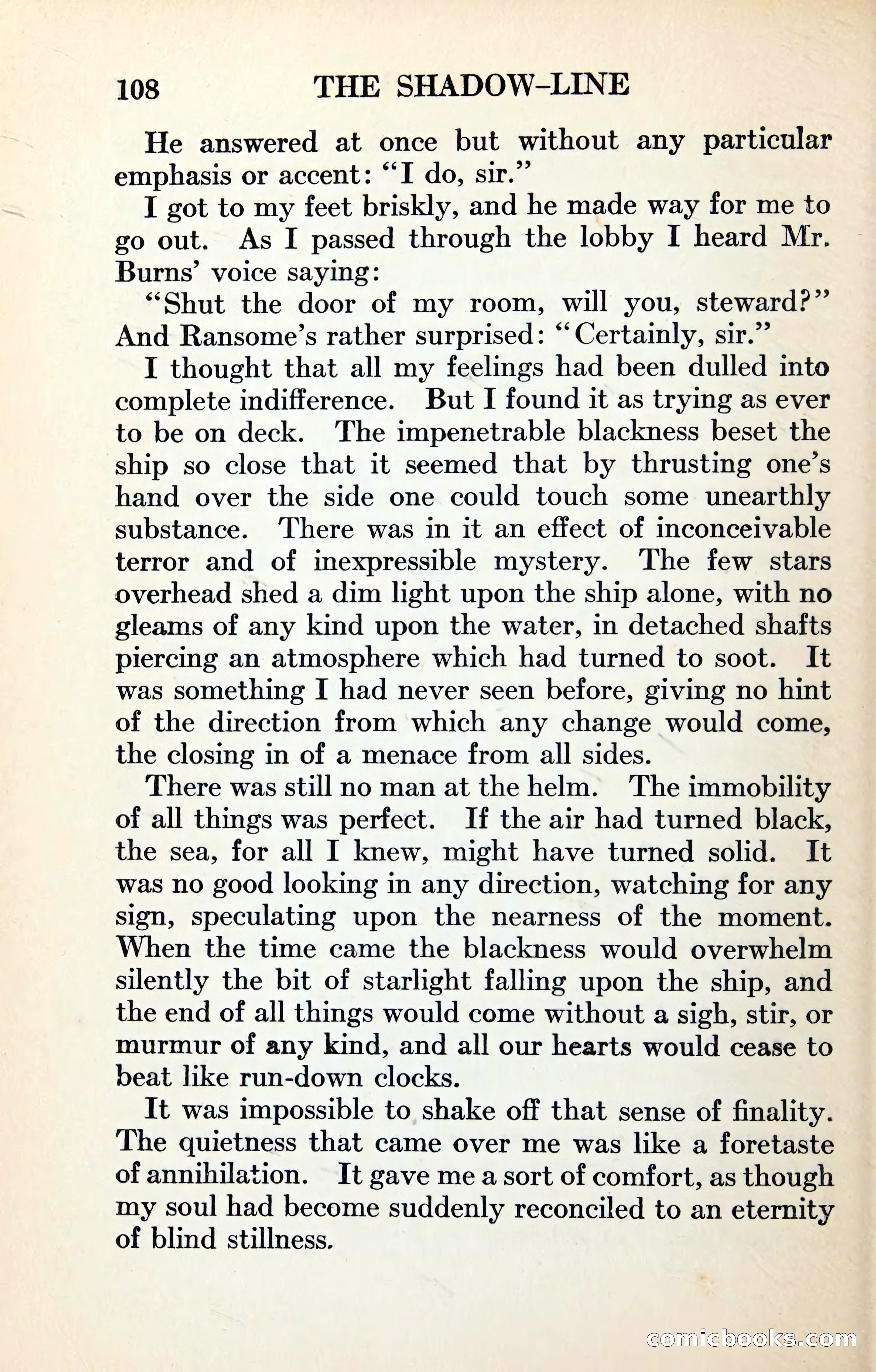 The Shadow Line: A Confession — page 122 of 153