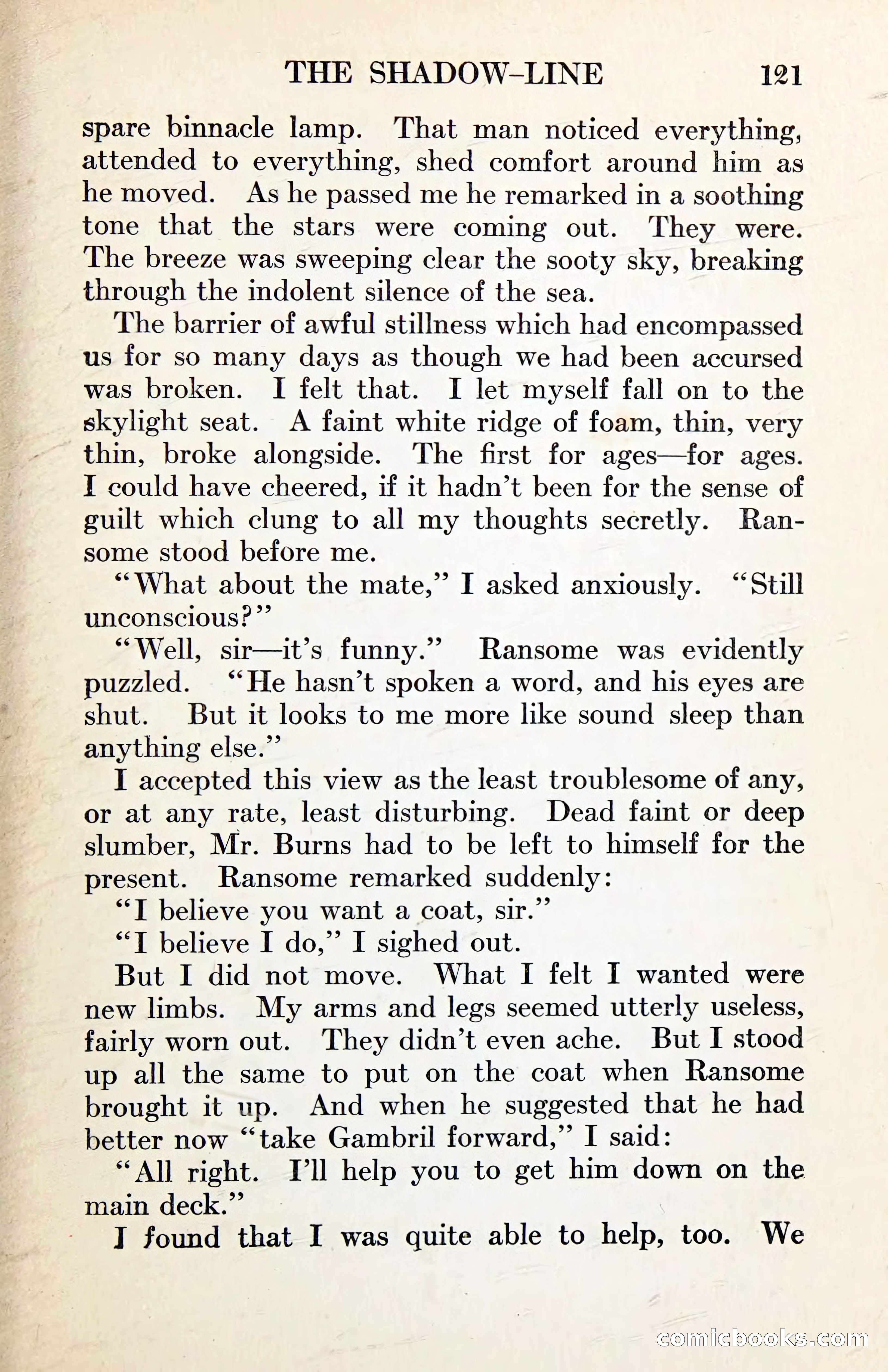 The Shadow Line: A Confession — page 135 of 153