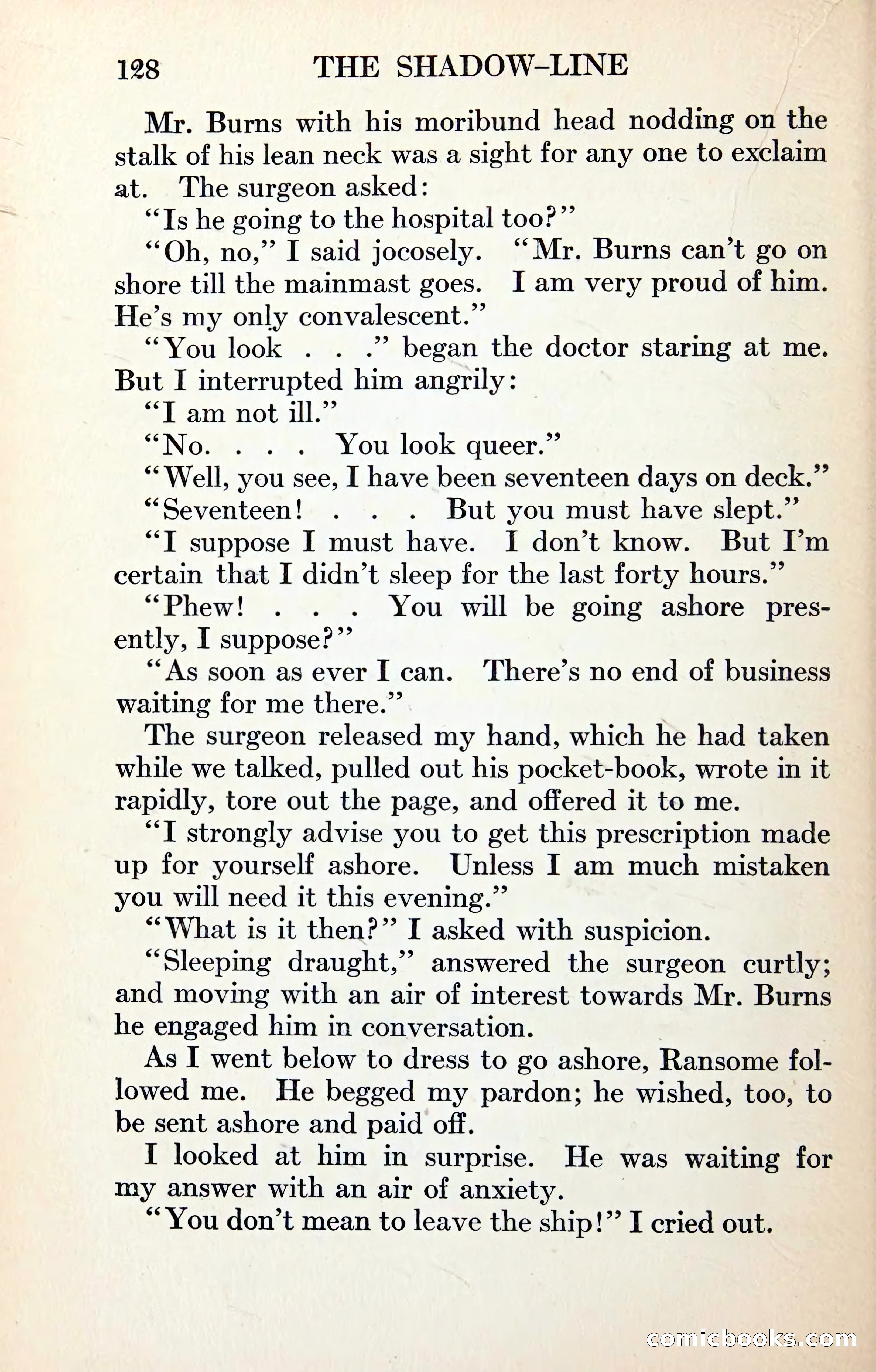 The Shadow Line: A Confession — page 142 of 153
