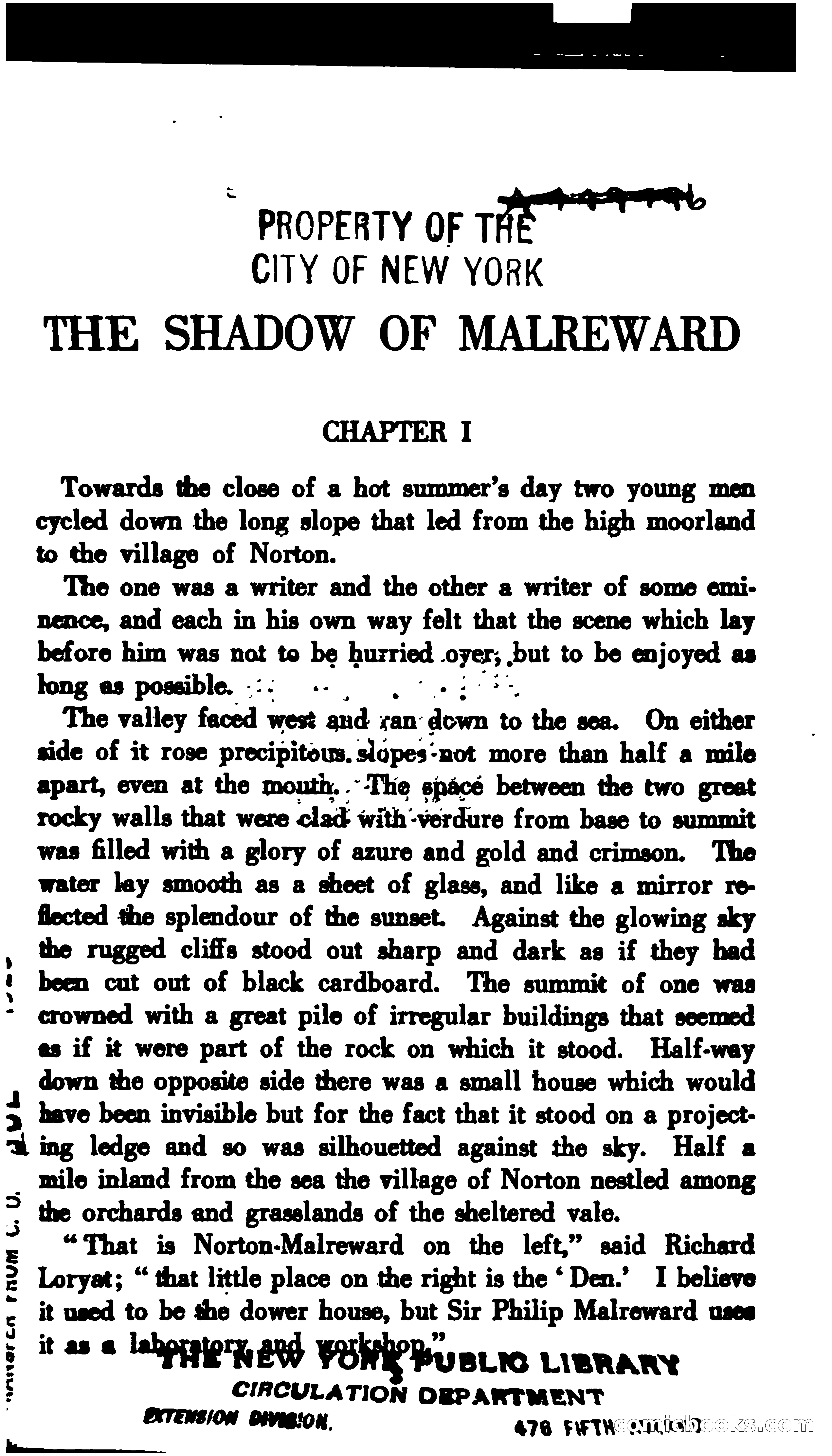 The Shadow of Malreward — page 11 of 342