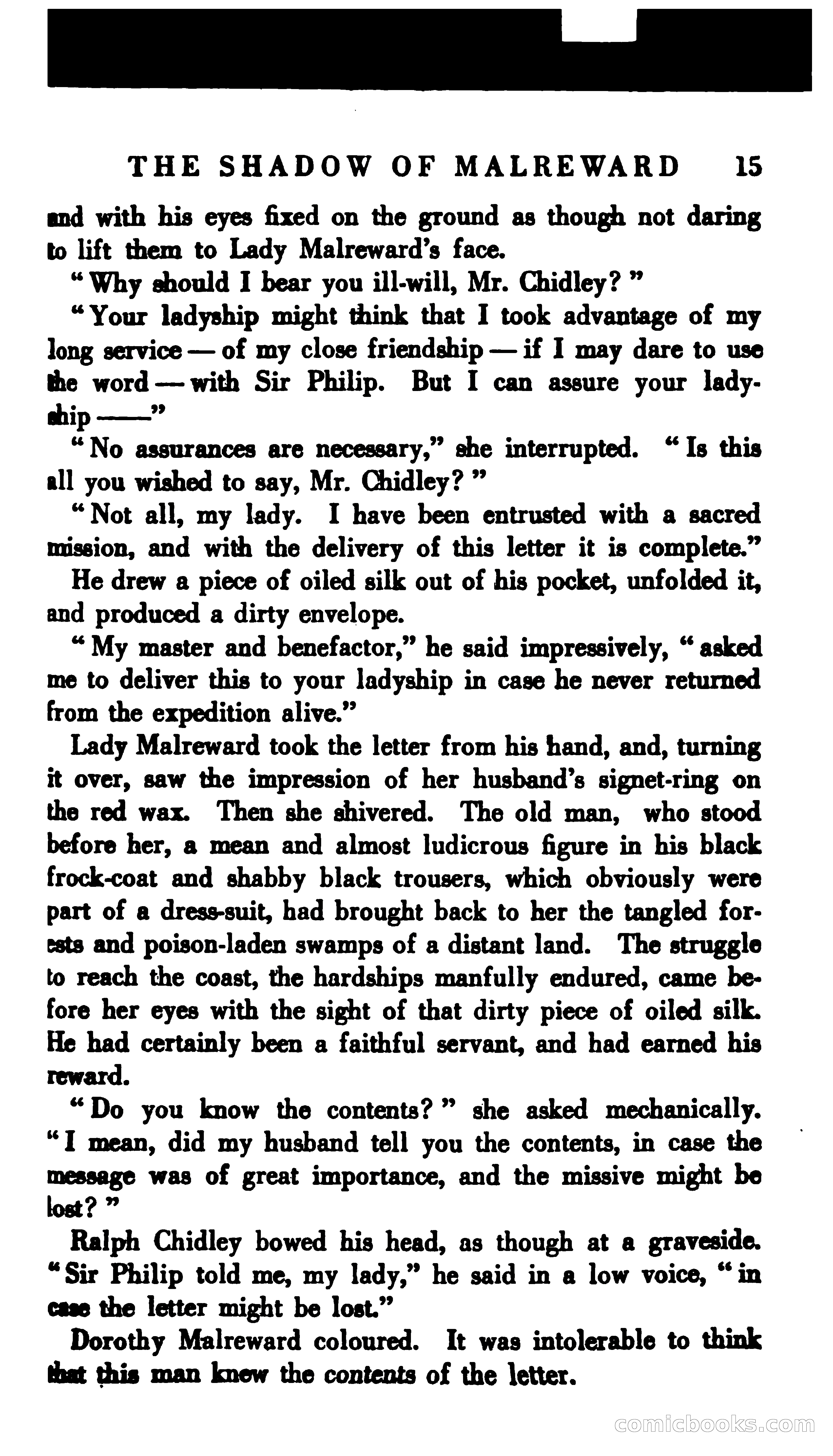 The Shadow of Malreward — page 23 of 342