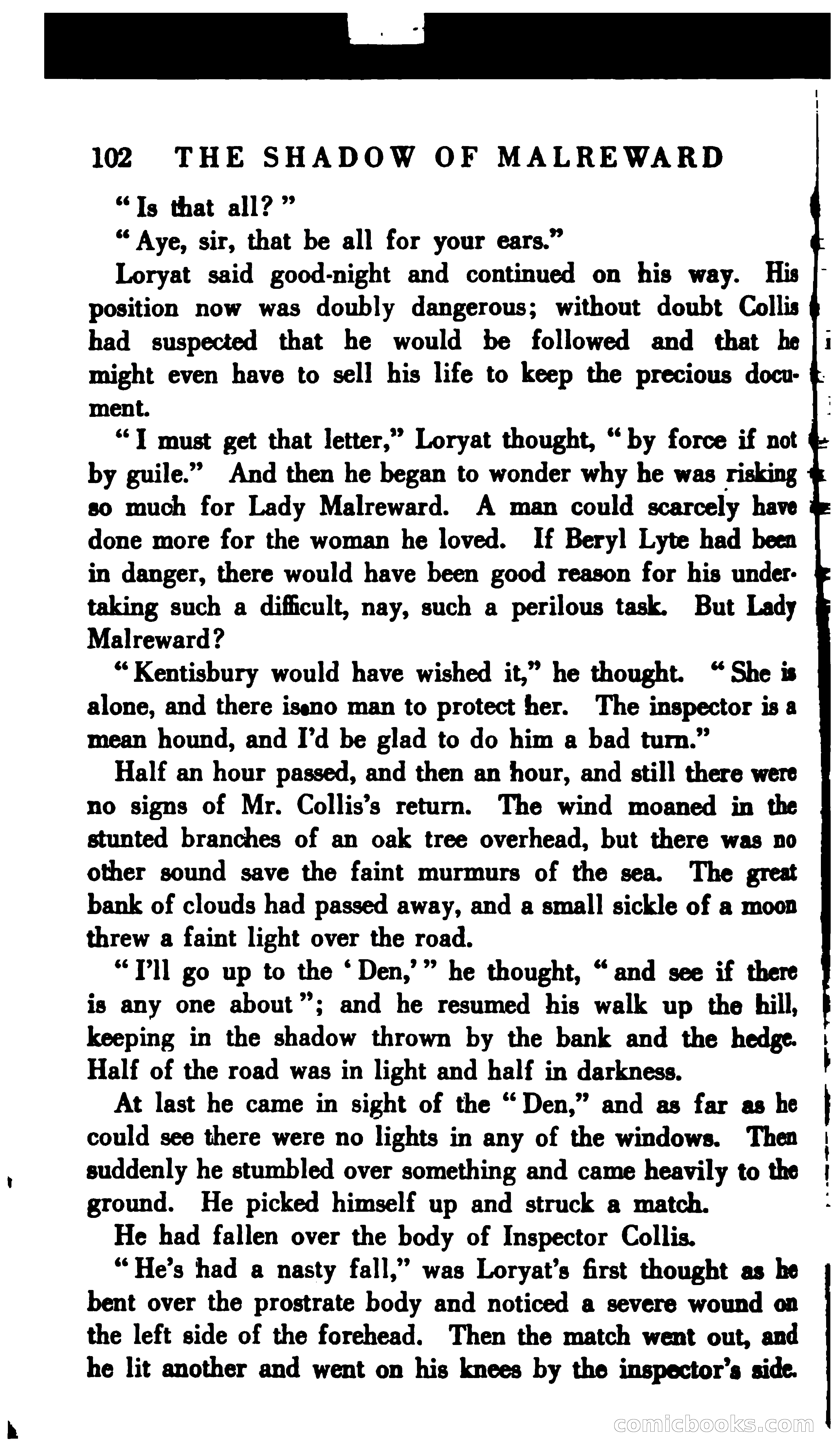 The Shadow of Malreward — page 110 of 342