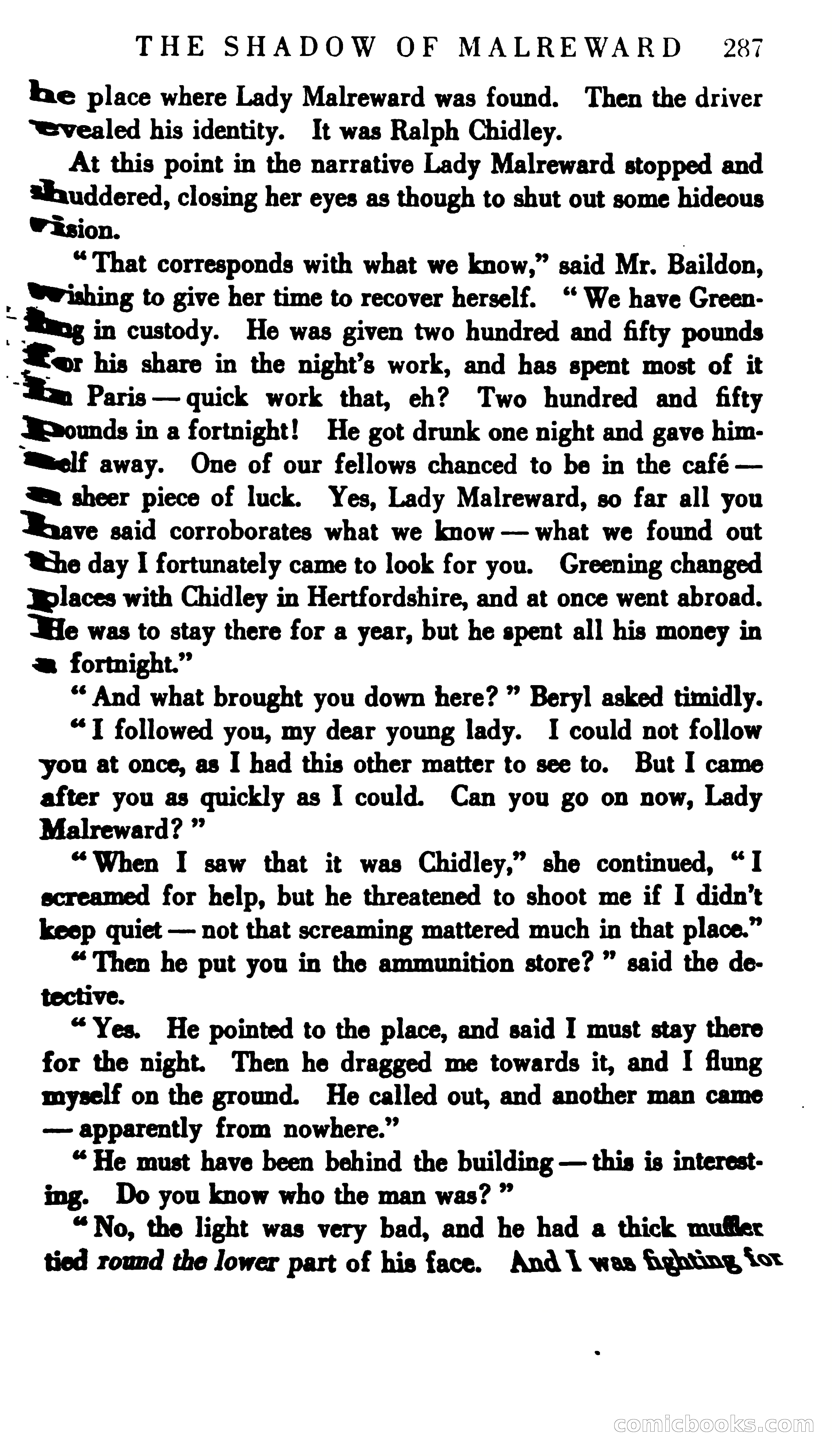 The Shadow of Malreward — page 295 of 342