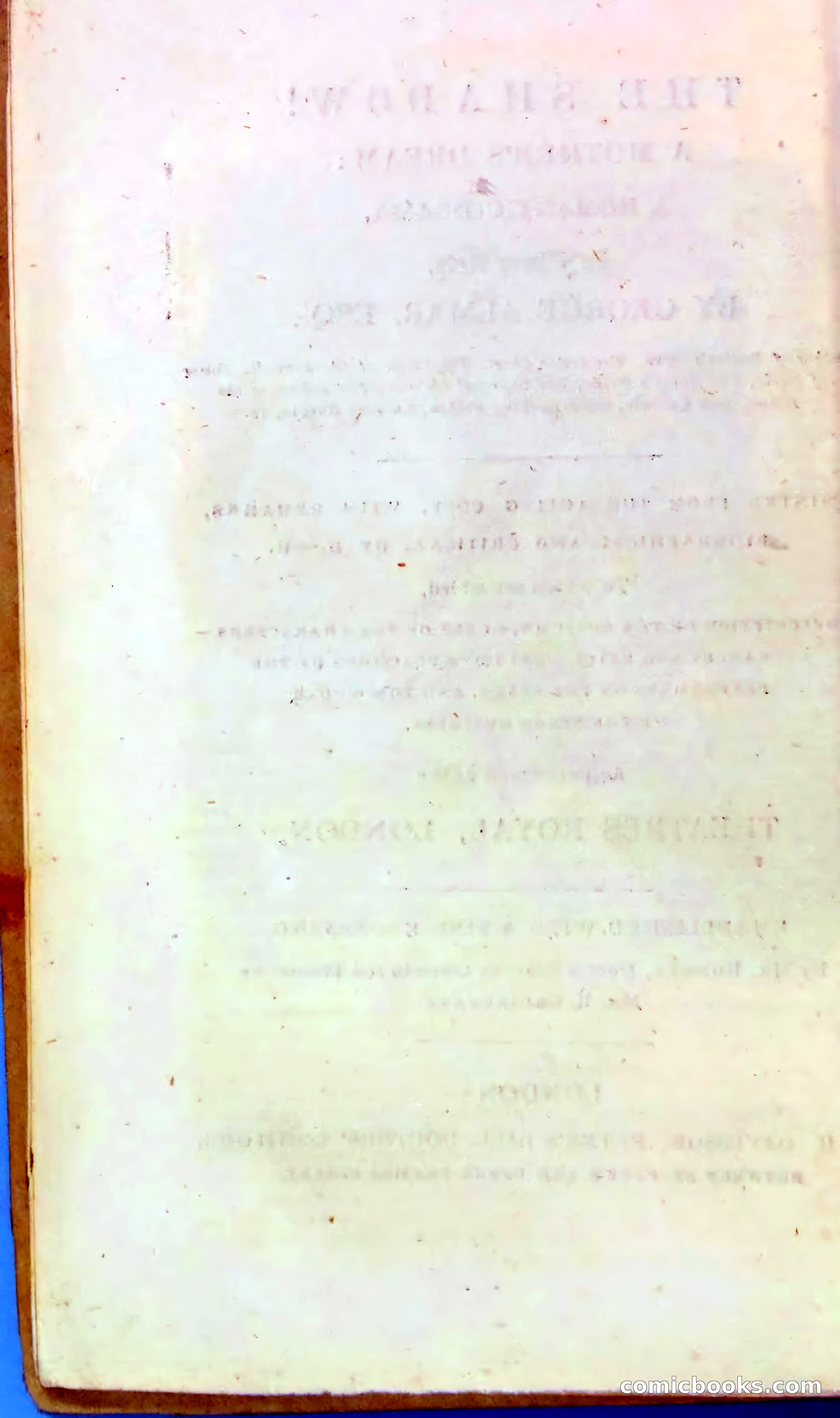 The Shadow! A Mother's Dream — Cumberland's Minor Theatre No. 66 (1835) — page 6 of 62