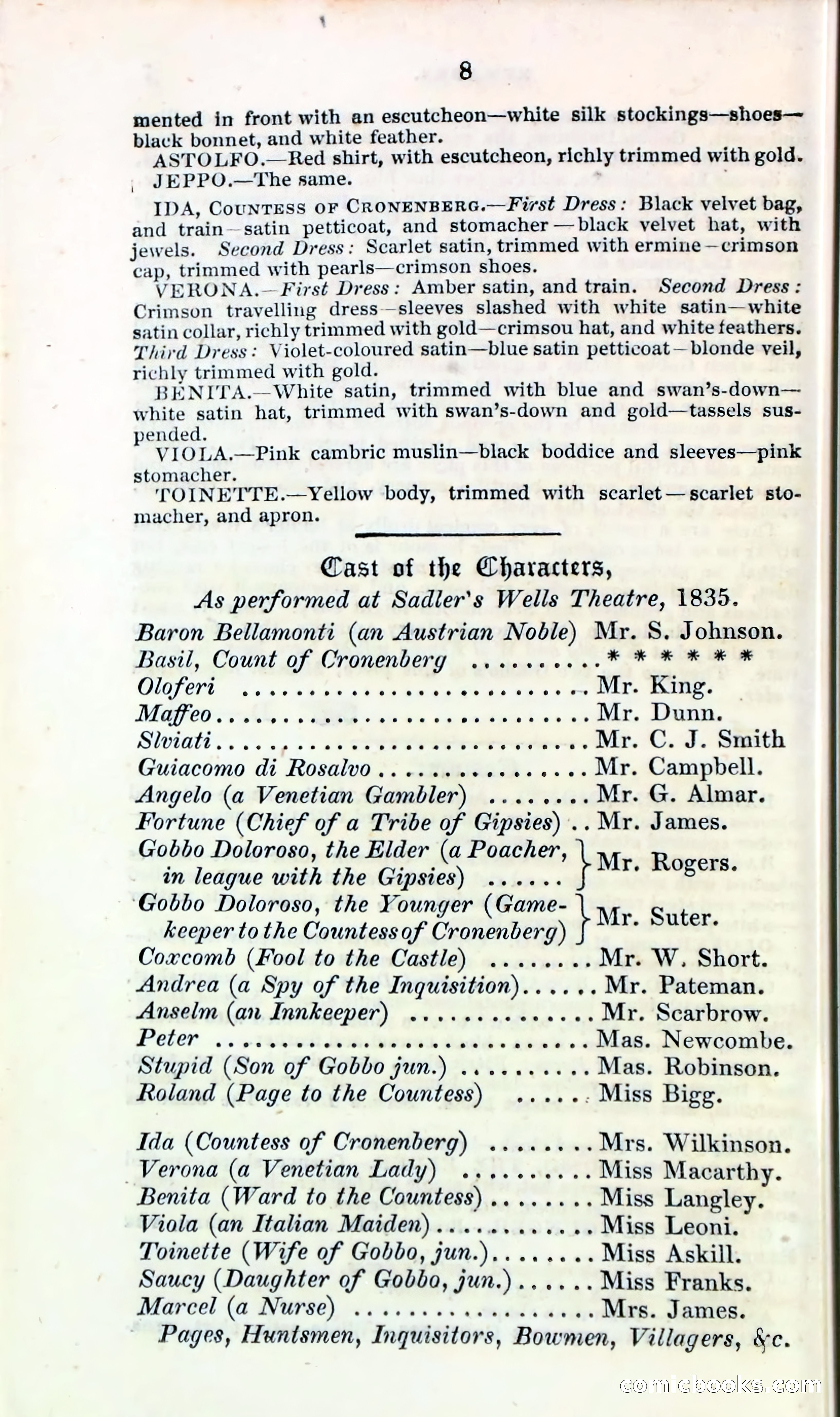 The Shadow! A Mother's Dream — Cumberland's Minor Theatre No. 66 (1835) — page 10 of 62