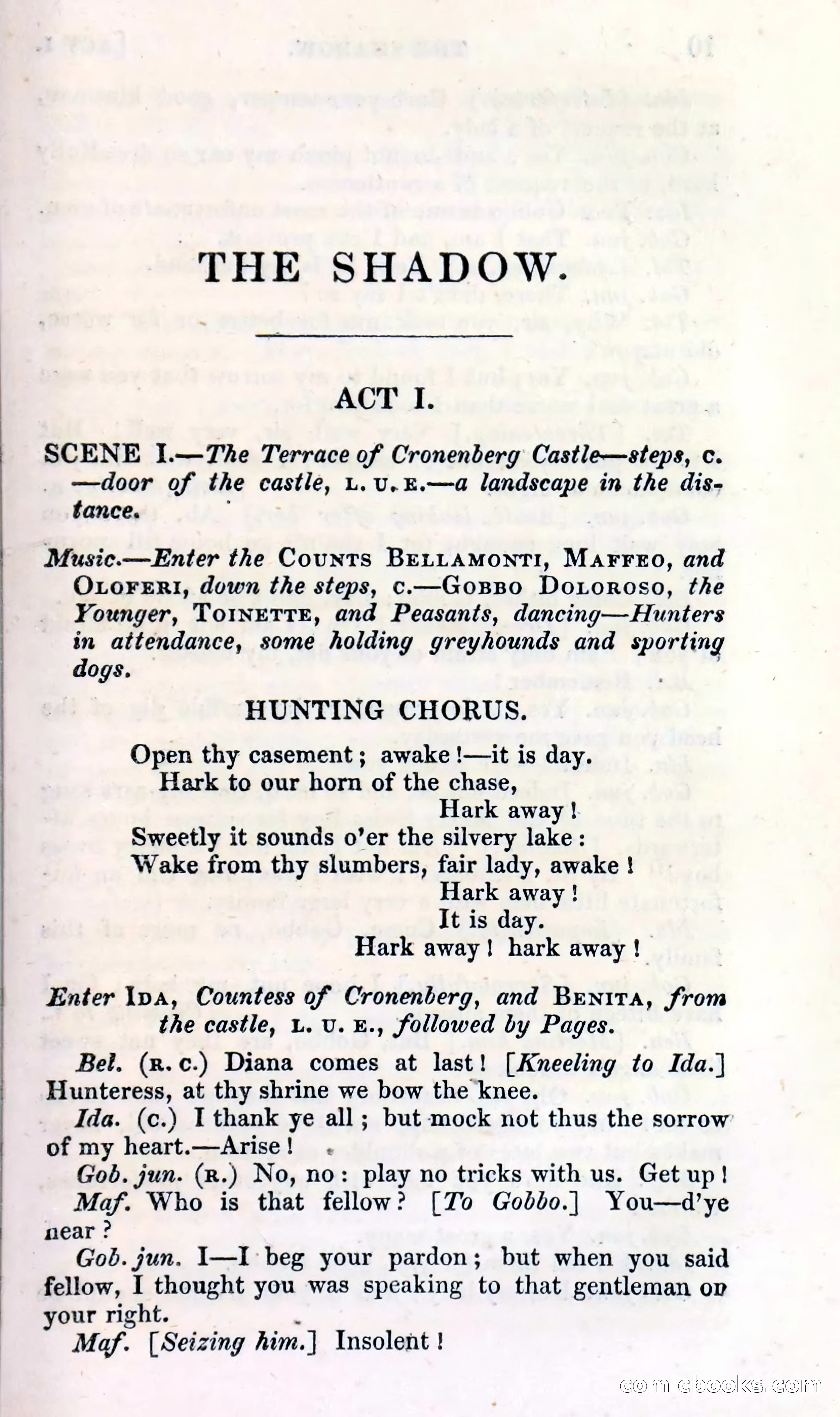 The Shadow! A Mother's Dream — Cumberland's Minor Theatre No. 66 (1835) — page 11 of 62