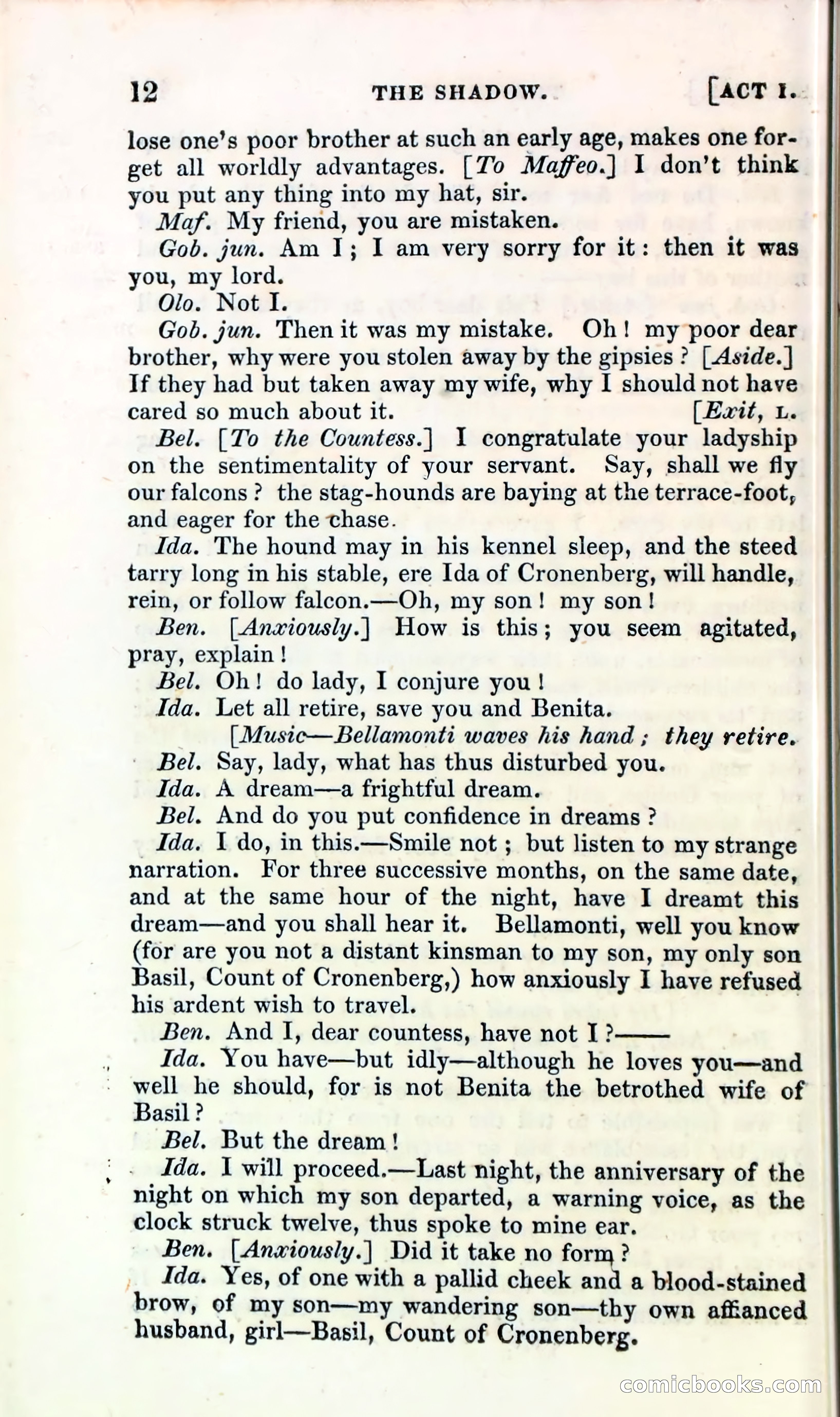 The Shadow! A Mother's Dream — Cumberland's Minor Theatre No. 66 (1835) — page 14 of 62