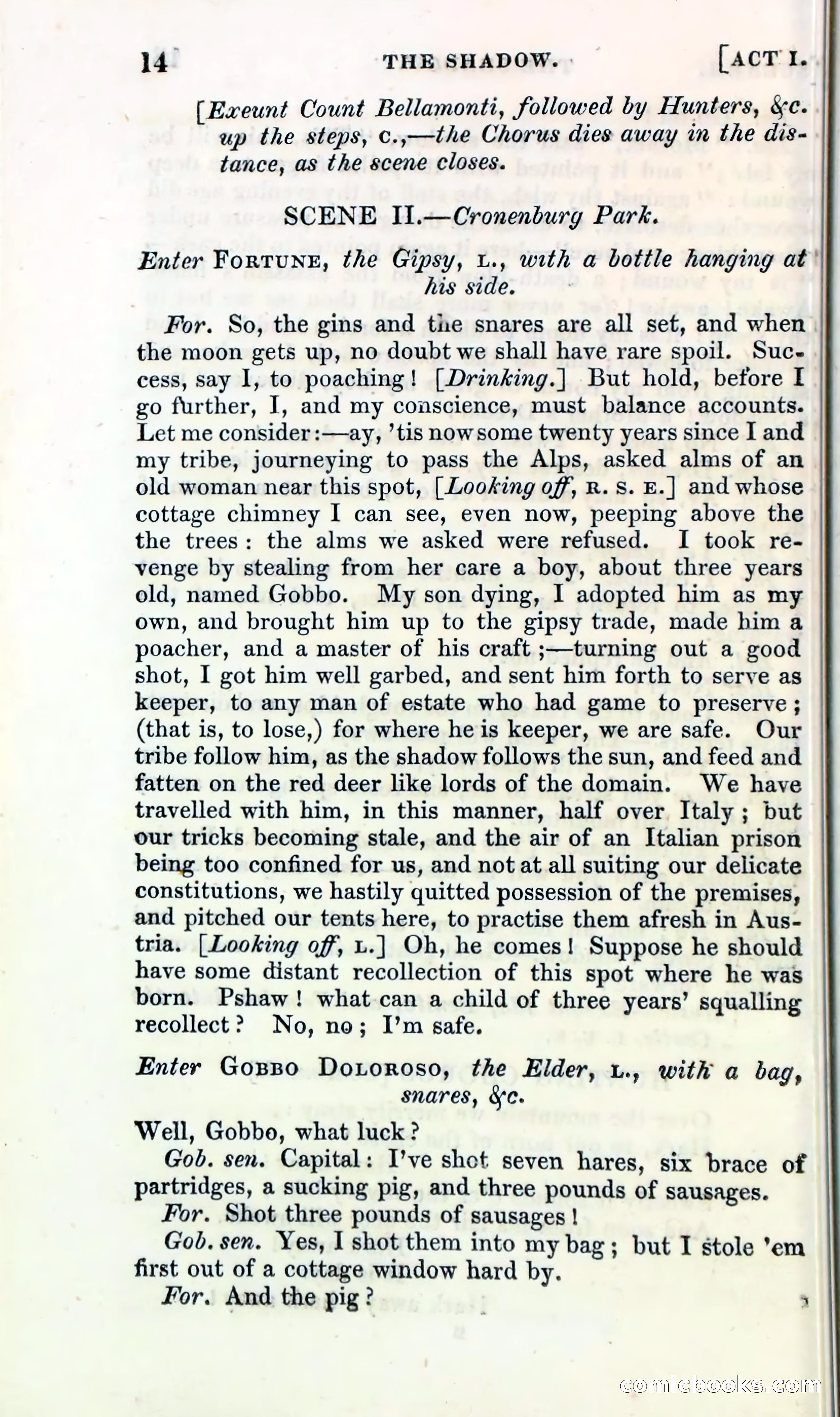 The Shadow! A Mother's Dream — Cumberland's Minor Theatre No. 66 (1835) — page 16 of 62